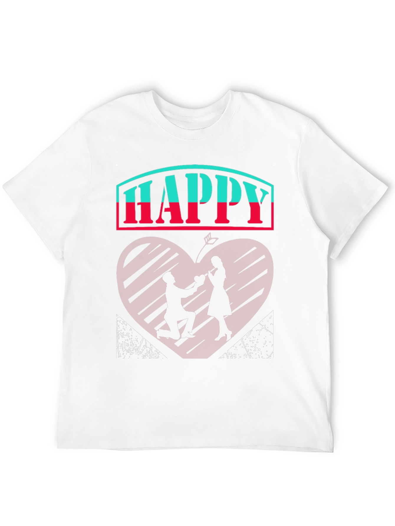 Happy Proposal Graphic Tee - Romantic Design