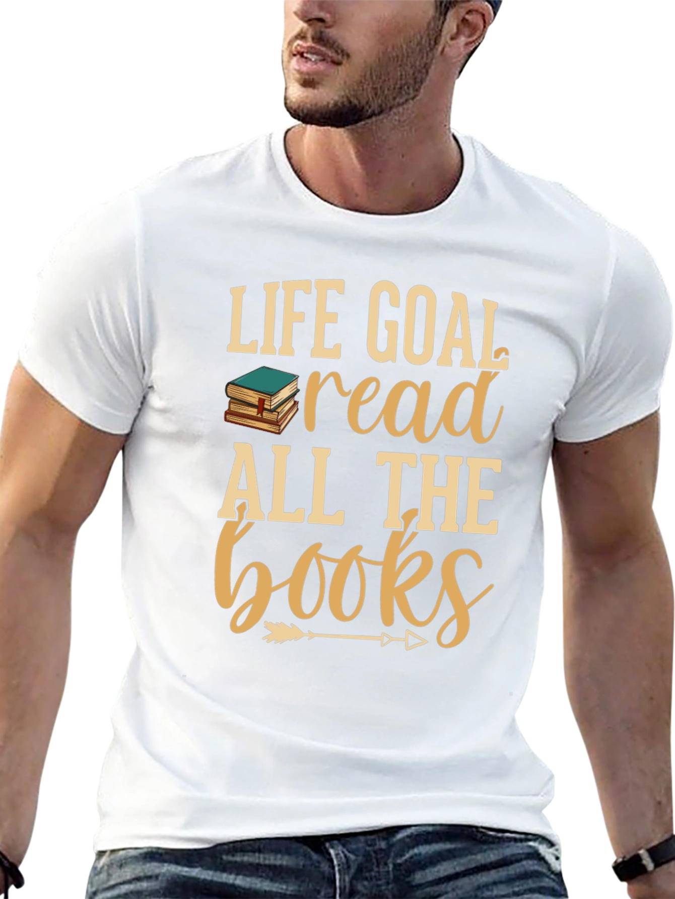 Life Goal Read All The Books Graphic T-Shirt