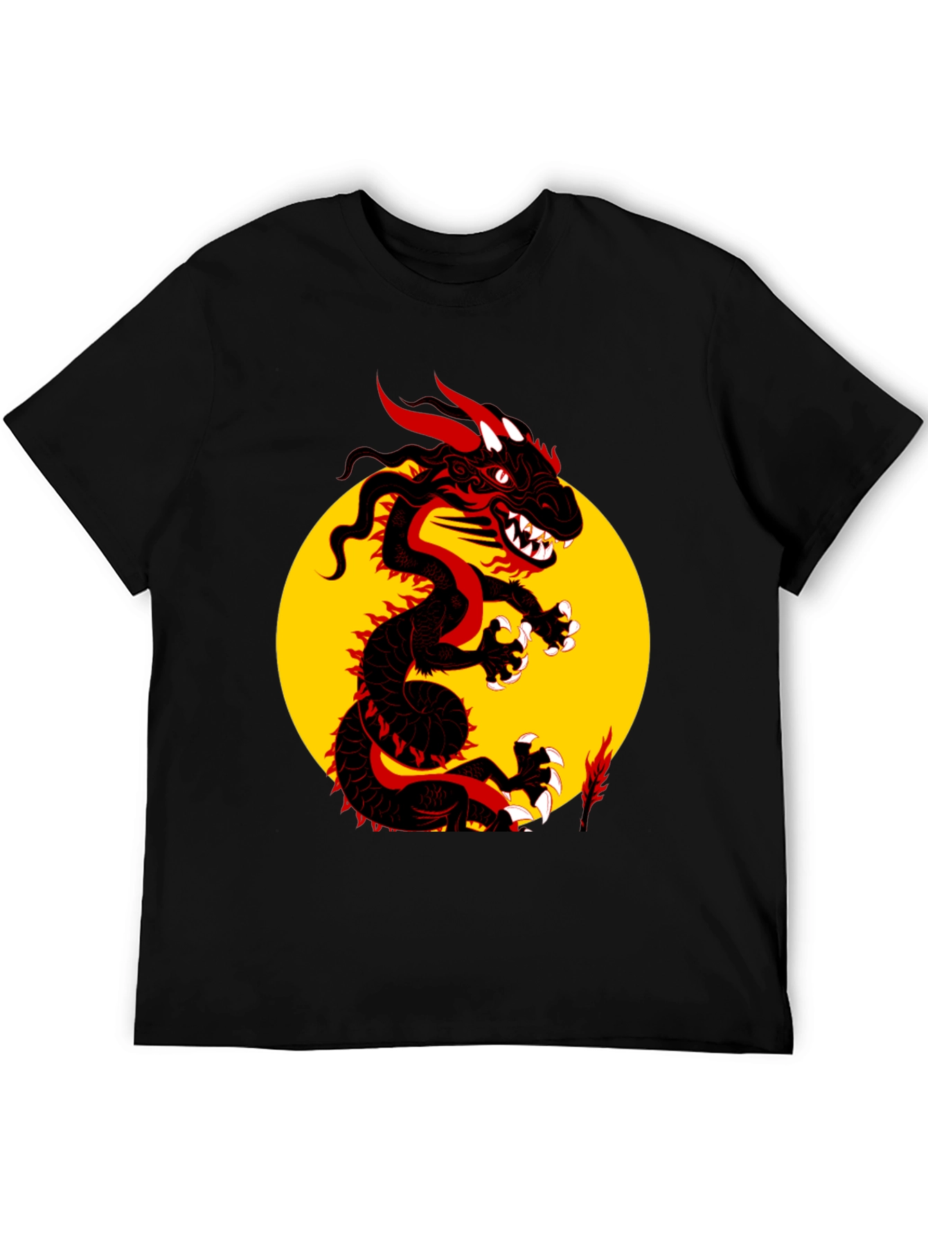 Dragon Graphic Black T-Shirt