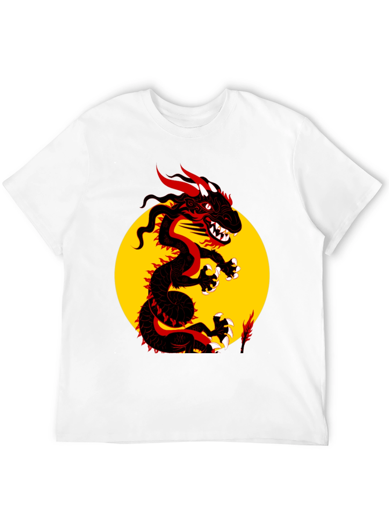 Dragon Graphic Black T-Shirt