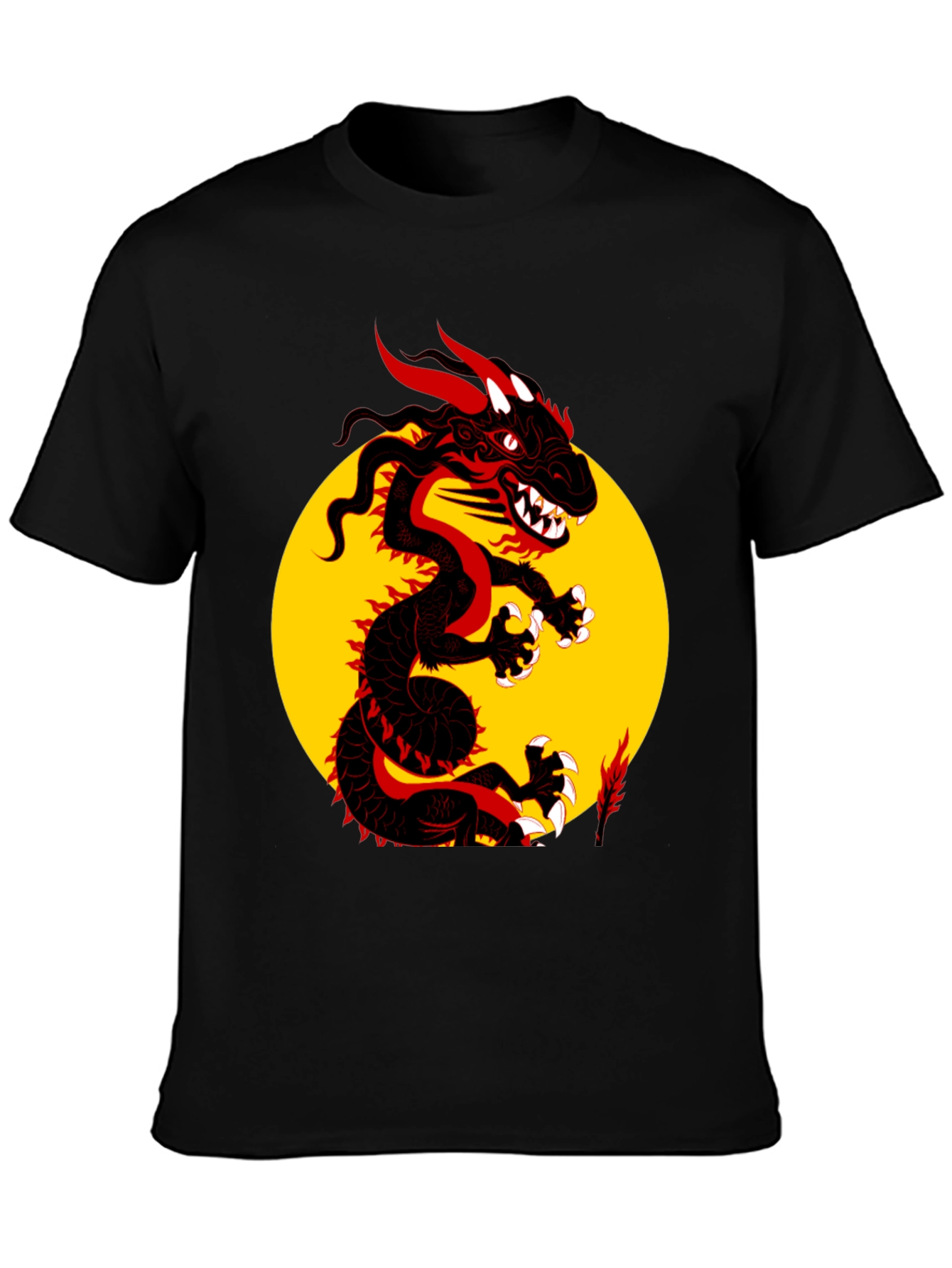Dragon Graphic Black T-Shirt