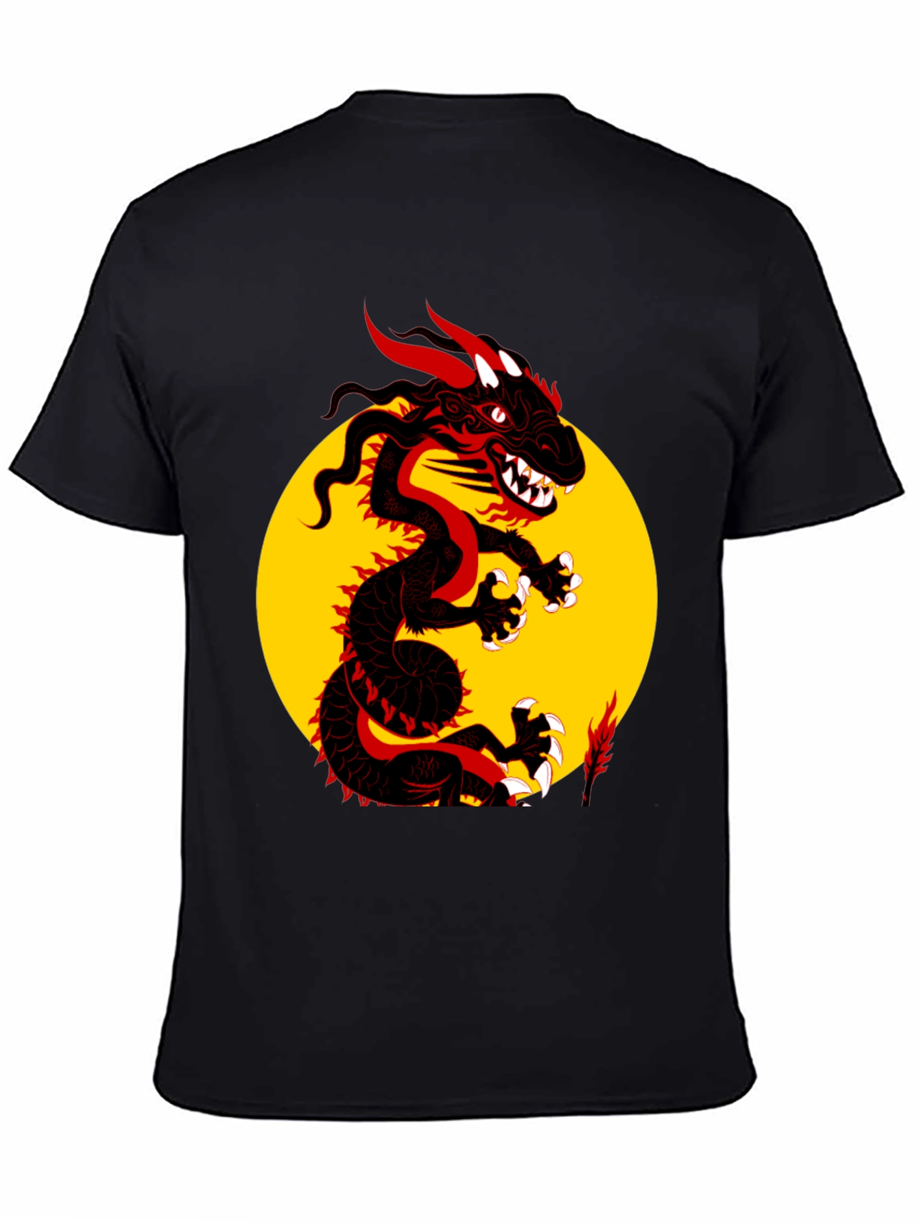 Dragon Graphic Black T-Shirt
