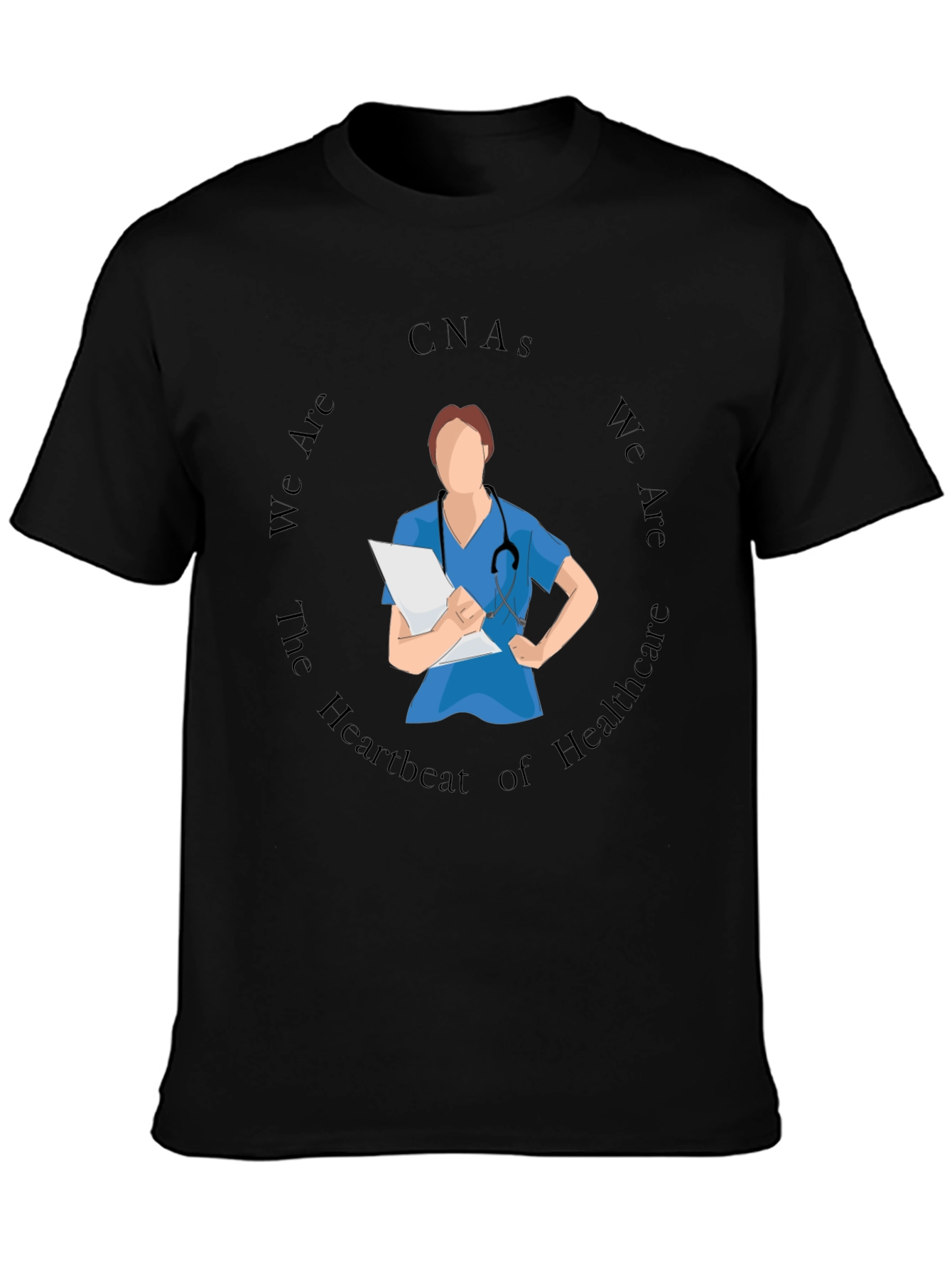 CNAs Heartbeat of Healthcare Graphic T-Shirt
