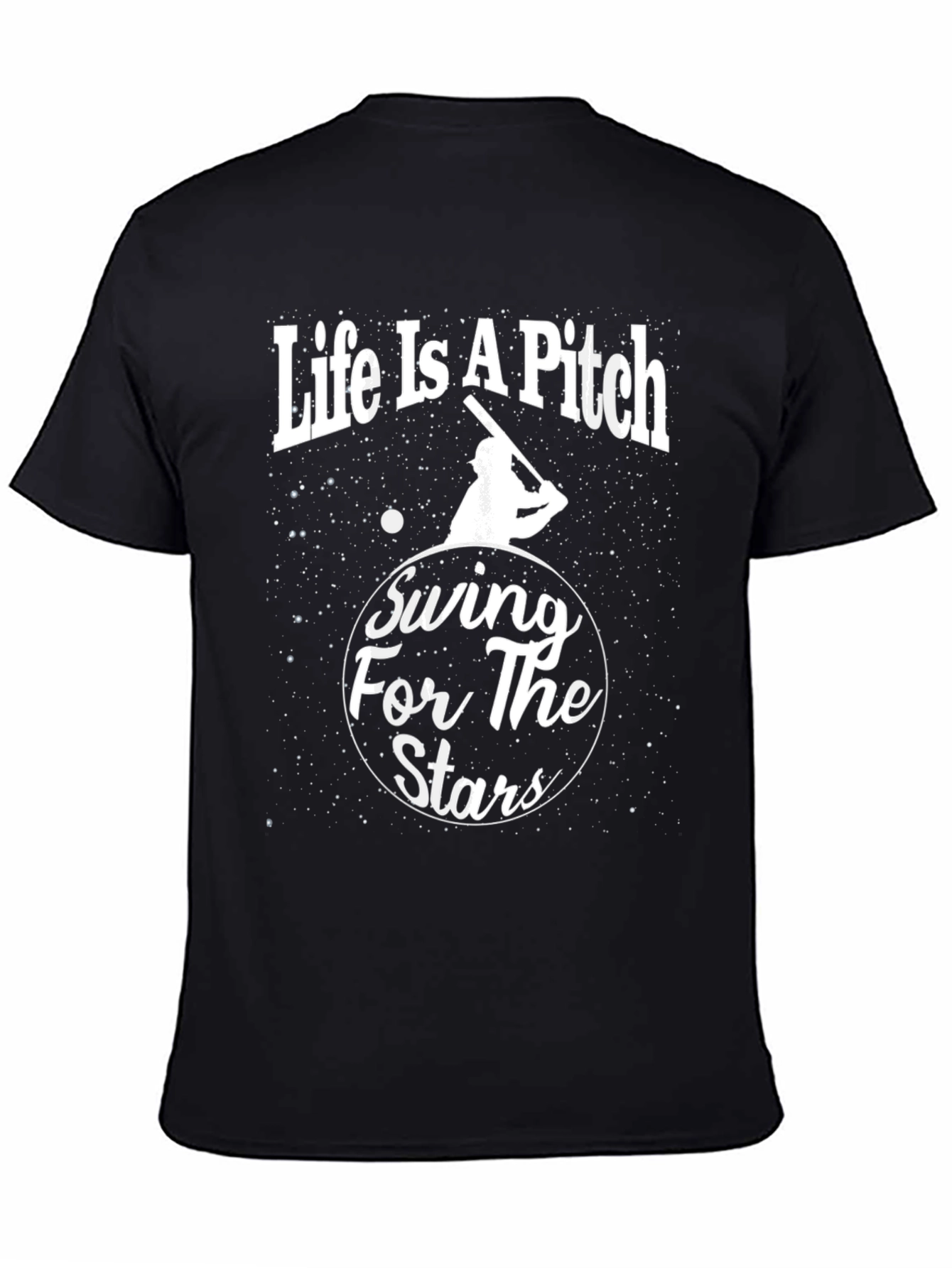 Life Is a Pitch Graphic T-Shirt
