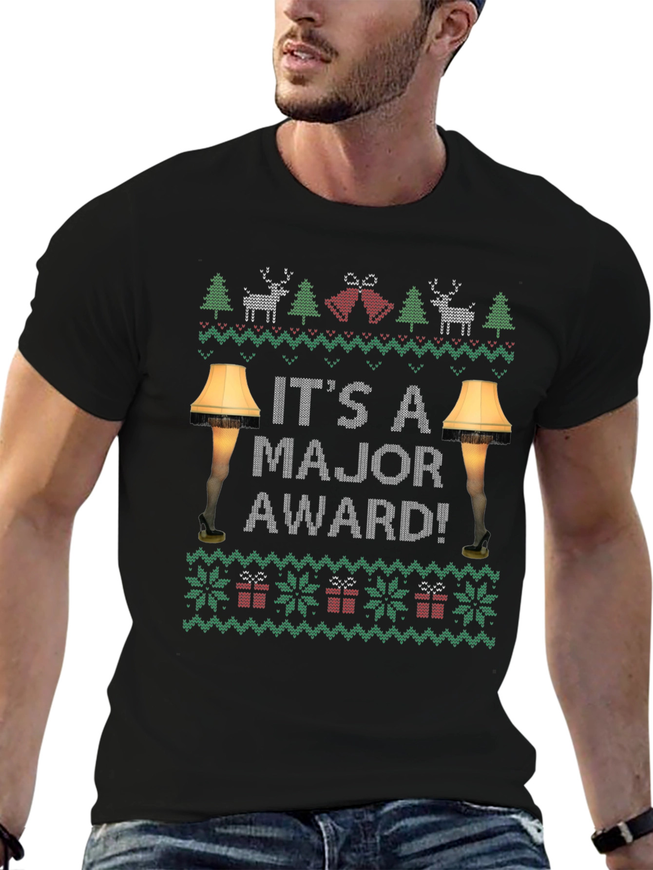 Its A Major Award! Ugly Christmas T-Shirt