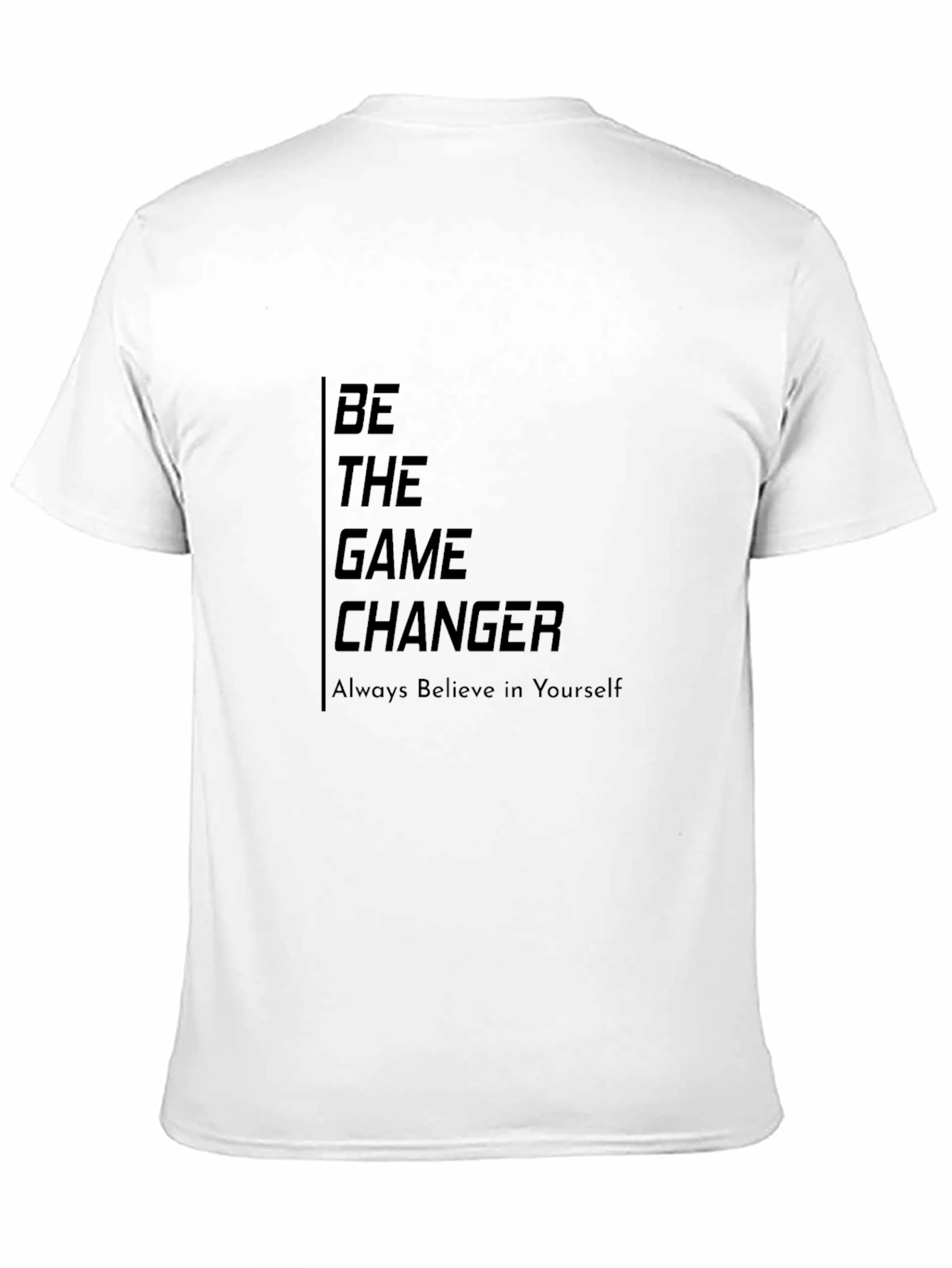 Be The Game Changer Graphic Tee - Black