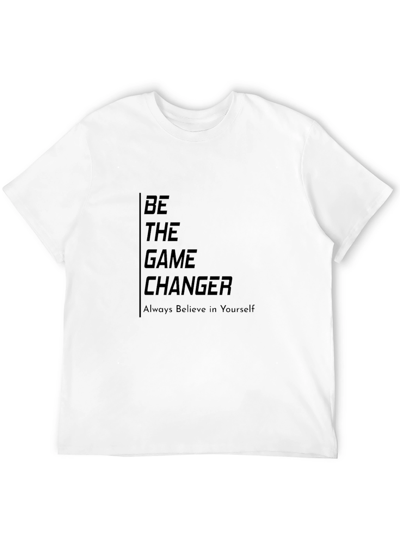Be The Game Changer Graphic Tee - Black