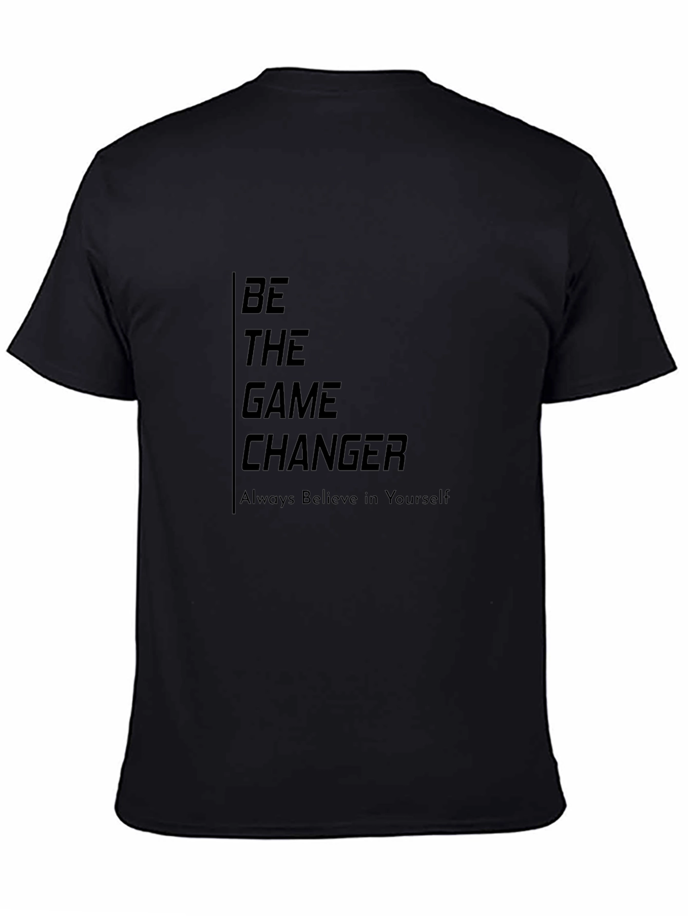 Be The Game Changer Graphic Tee - Black