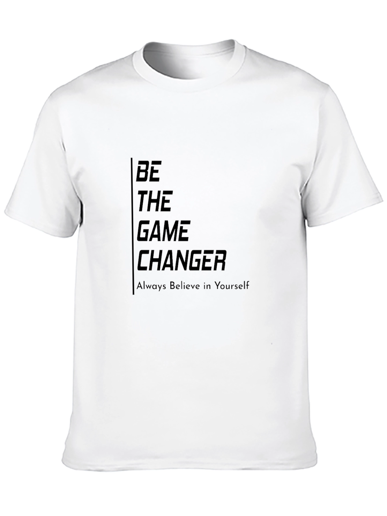 Be The Game Changer Graphic Tee - Black