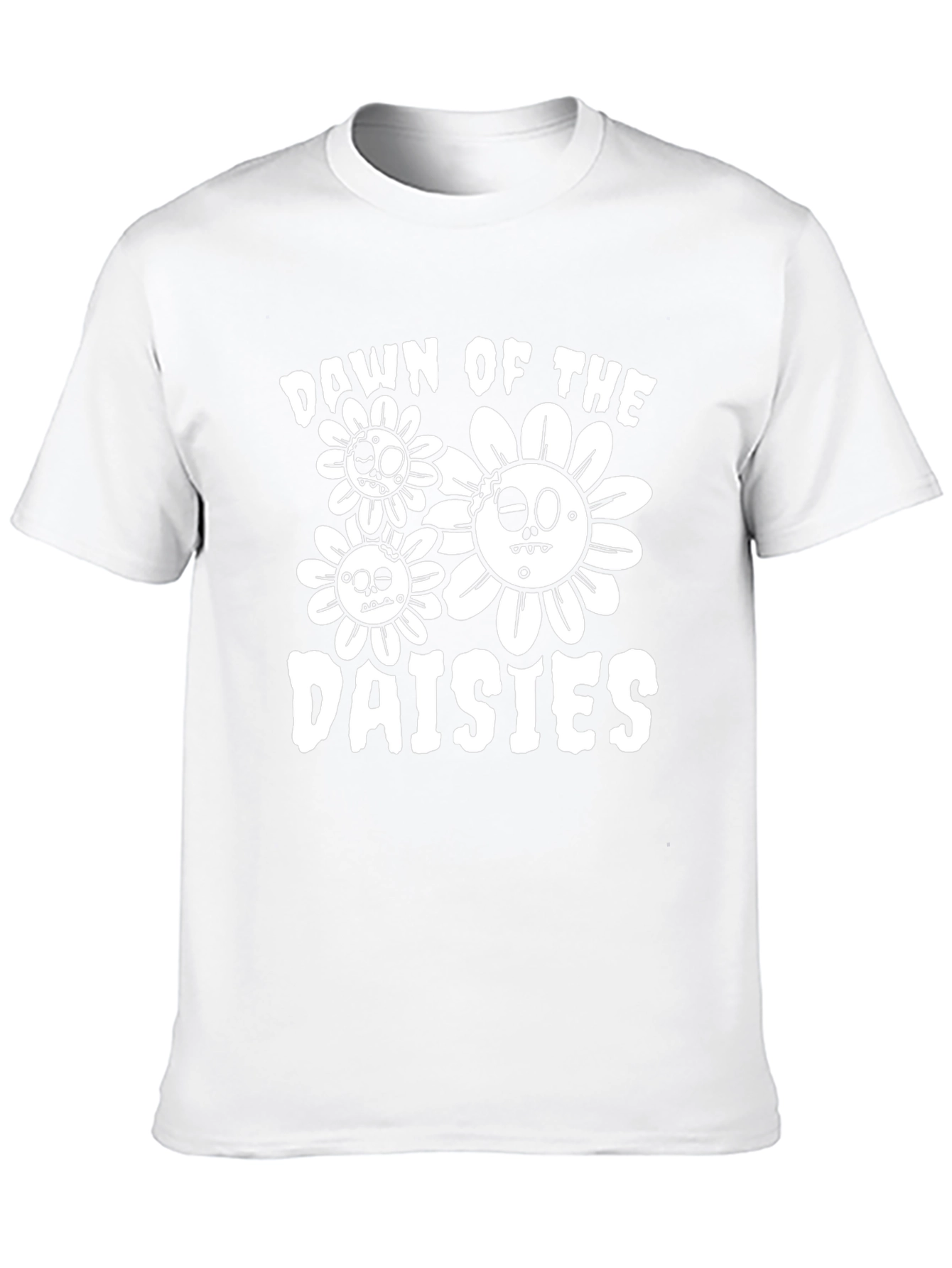 Dawn of the Daisies Graphic Tee - Black