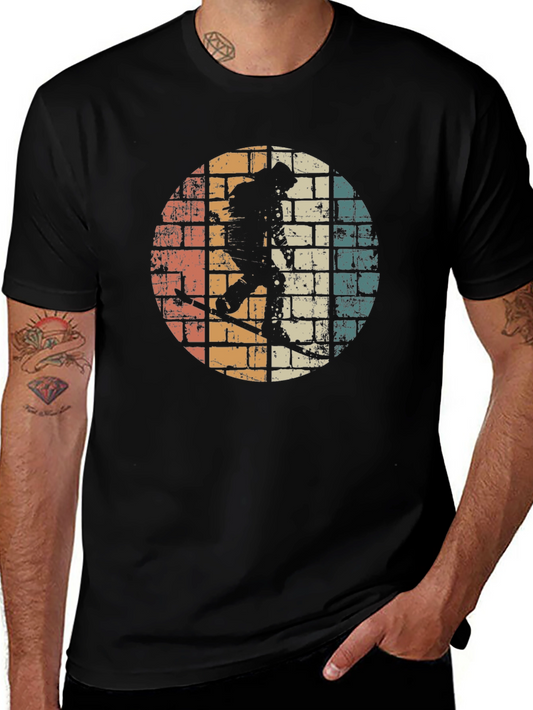 Retro Skiing T-Shirt - Vintage Style
