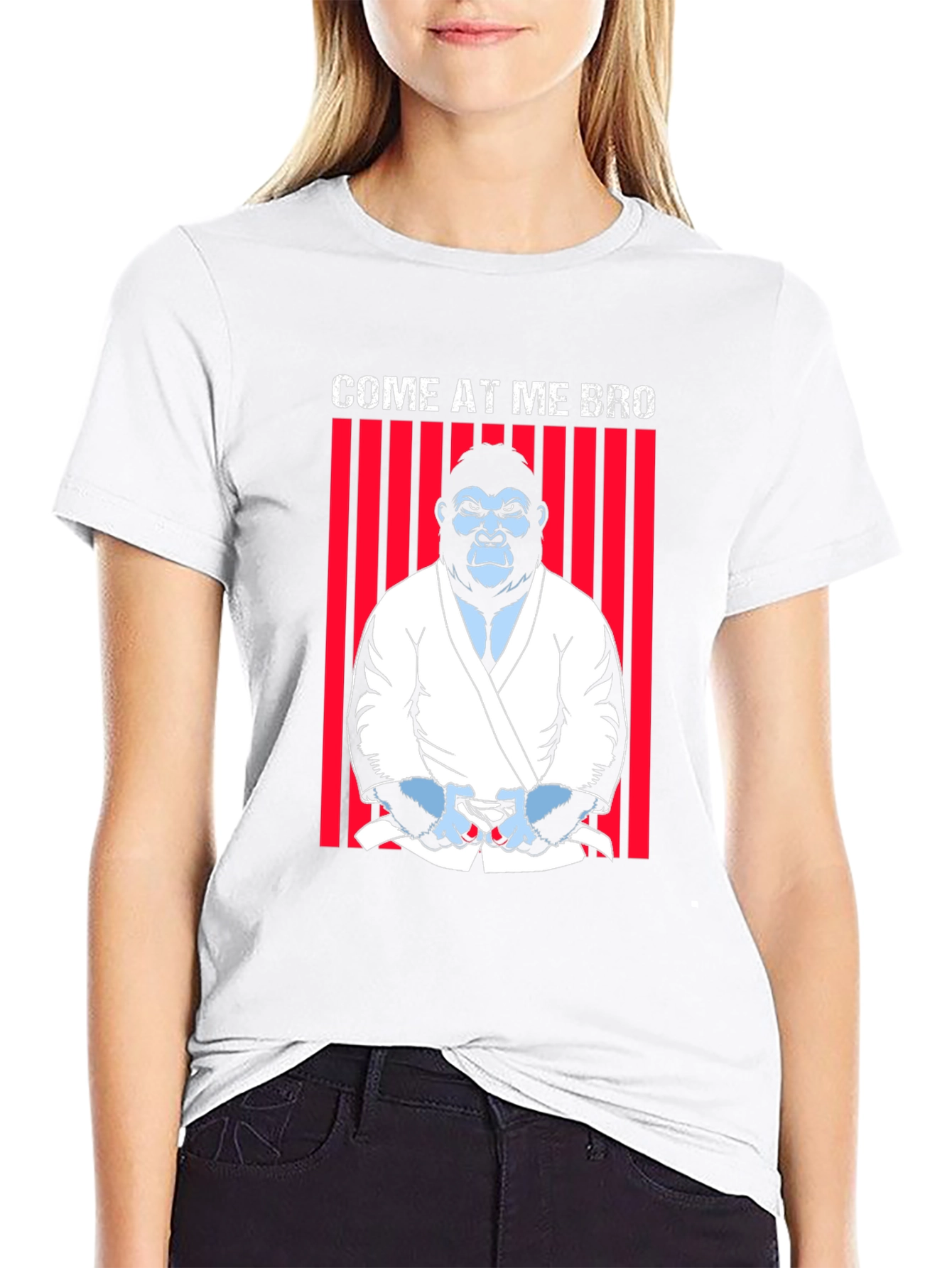 Come At Me Bro Gorilla Karate T-Shirt