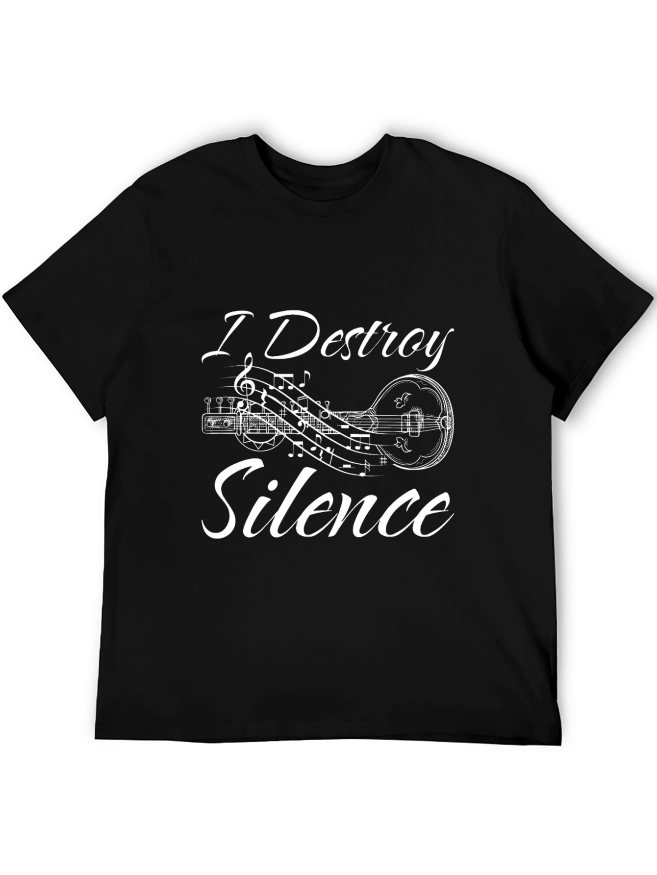 I Destroy Silence Music T-Shirt