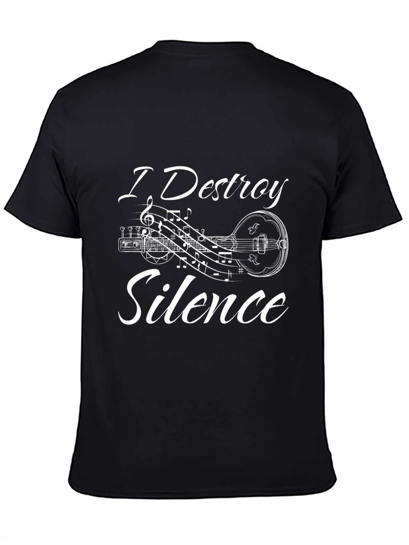 I Destroy Silence Music T-Shirt