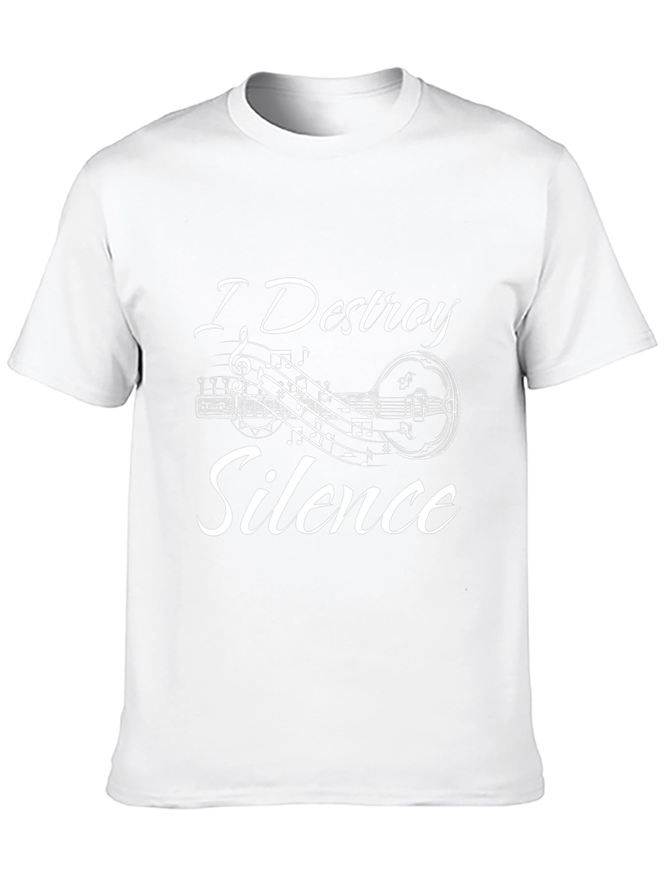 I Destroy Silence Music T-Shirt
