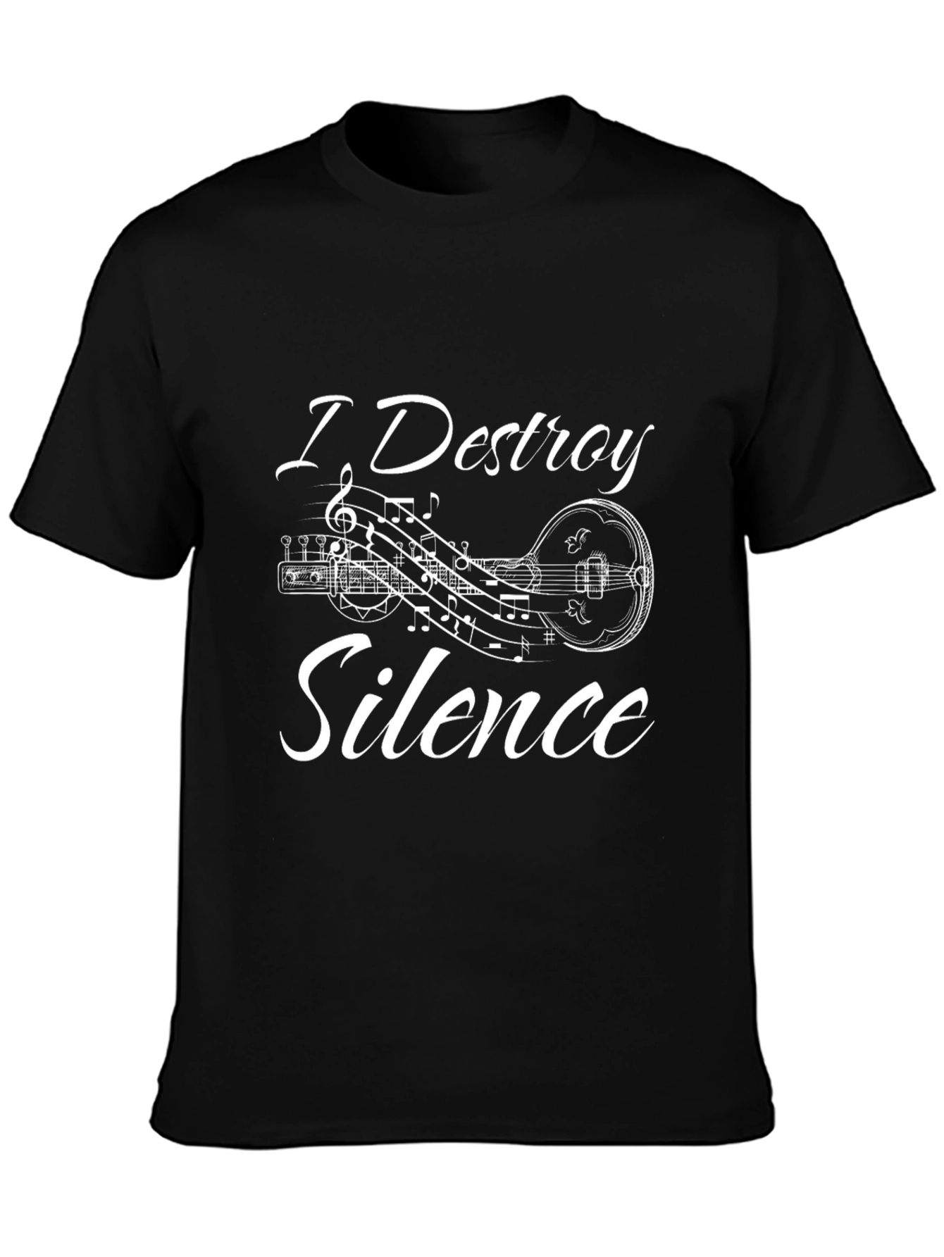 I Destroy Silence Music T-Shirt