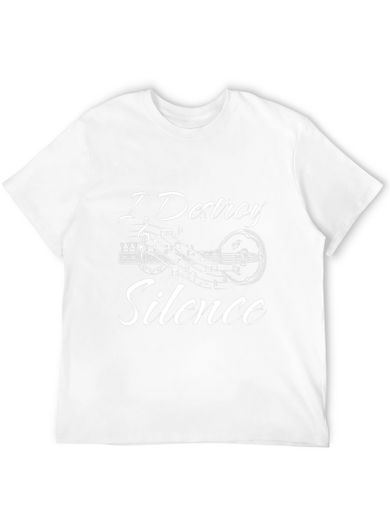 I Destroy Silence Music T-Shirt