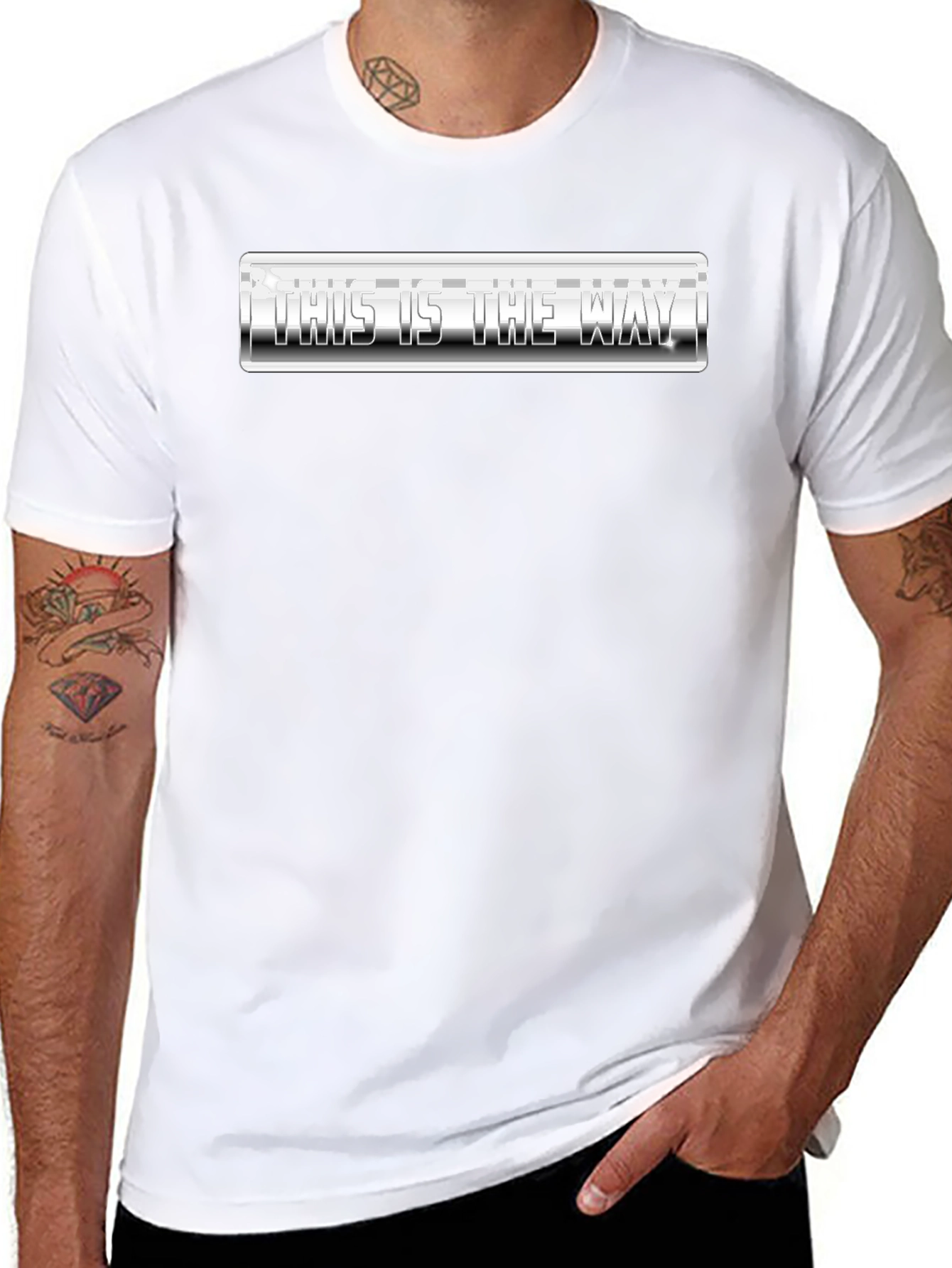 This Is The Way Graphic T-Shirt - Black