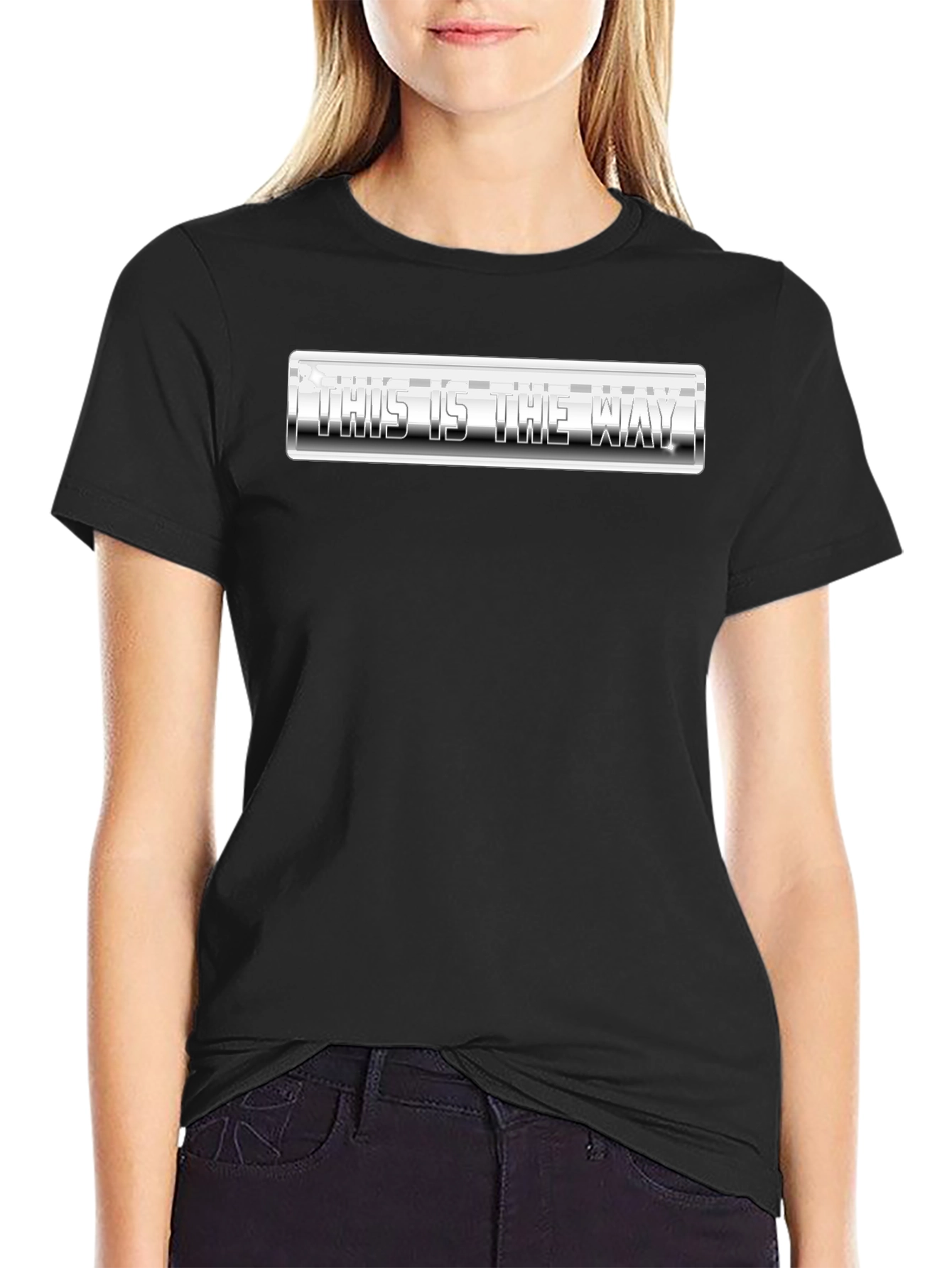 This Is The Way Graphic T-Shirt - Black
