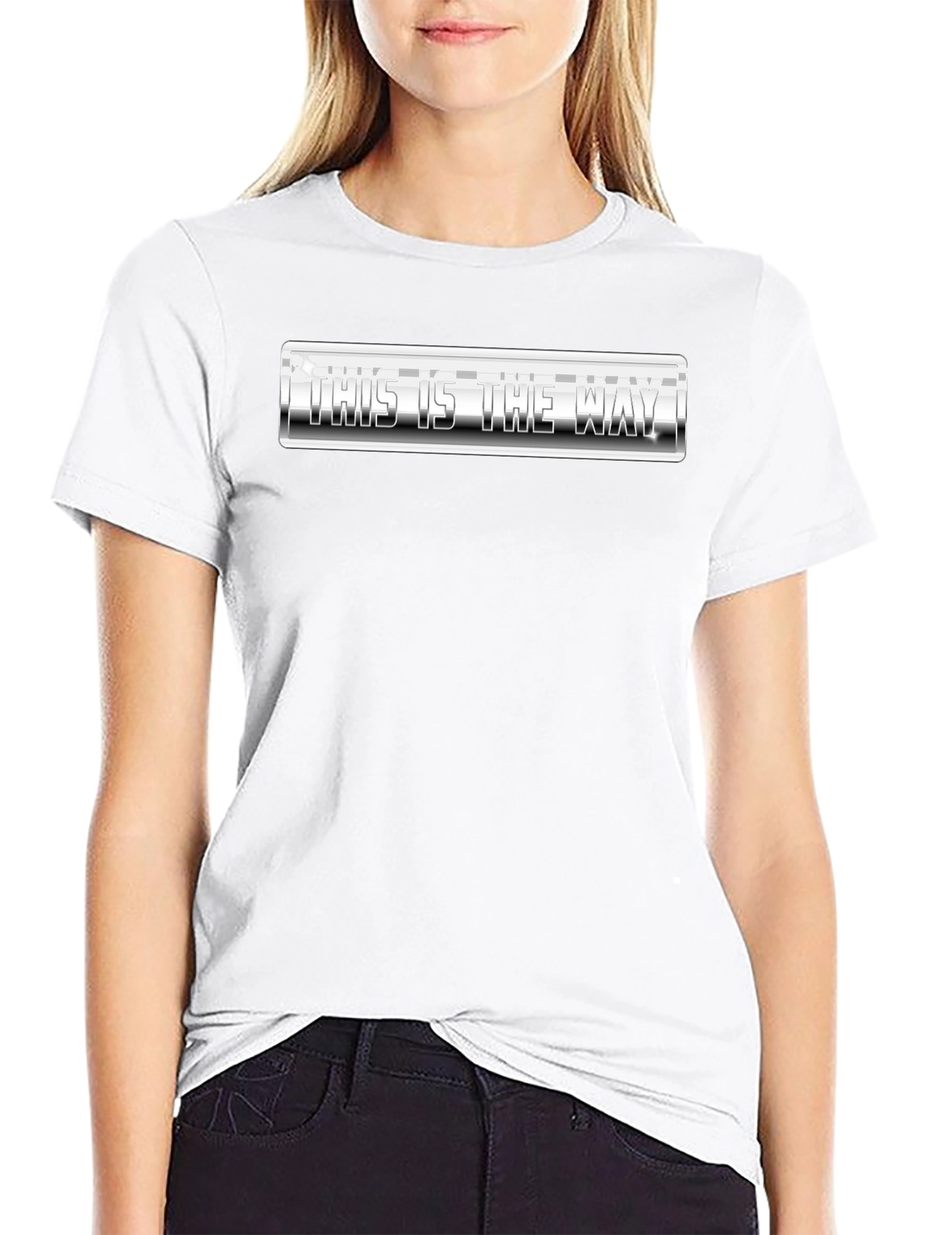 This Is The Way Graphic T-Shirt - Black