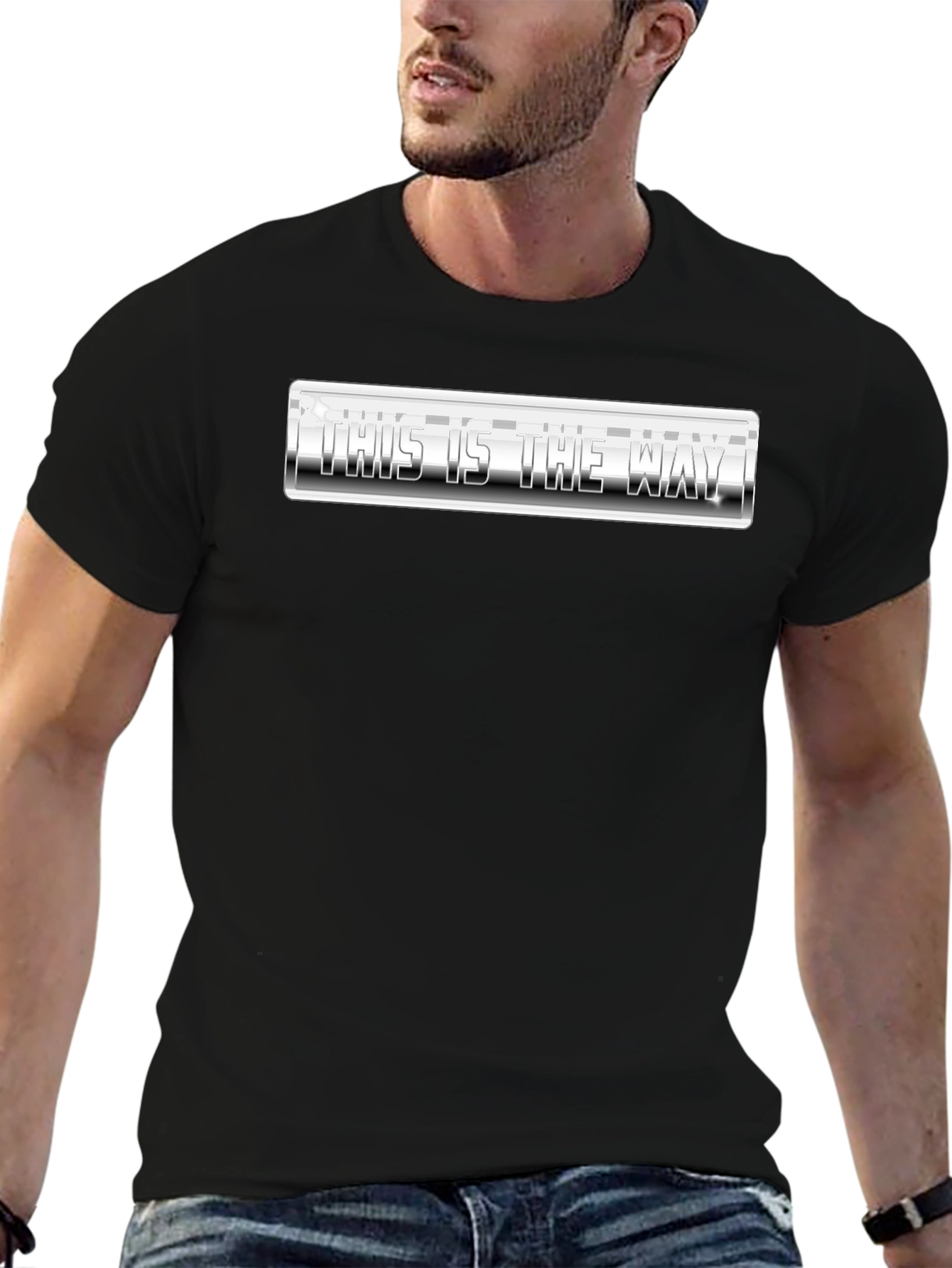 This Is The Way Graphic T-Shirt - Black