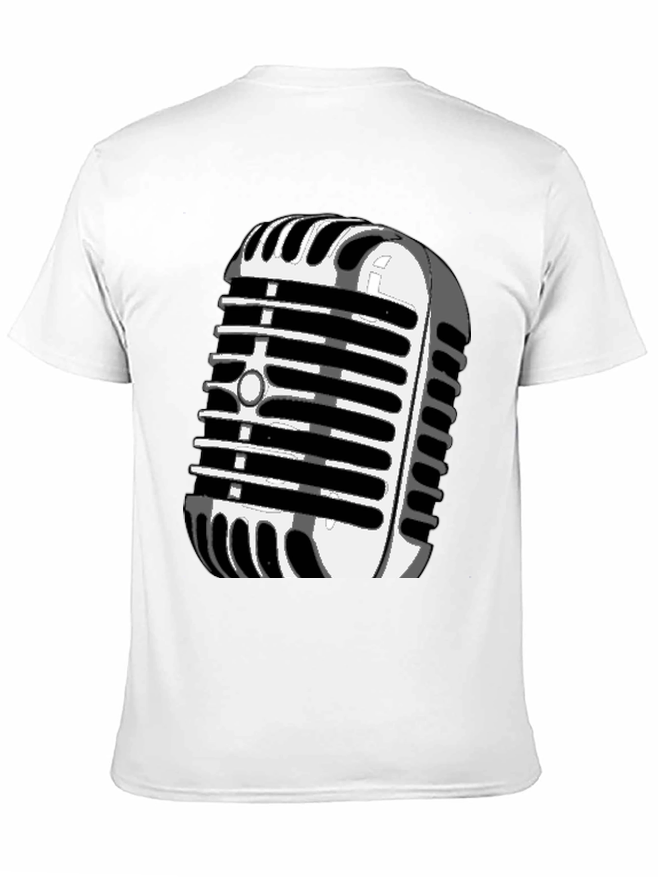 Retro Microphone Graphic T-Shirt