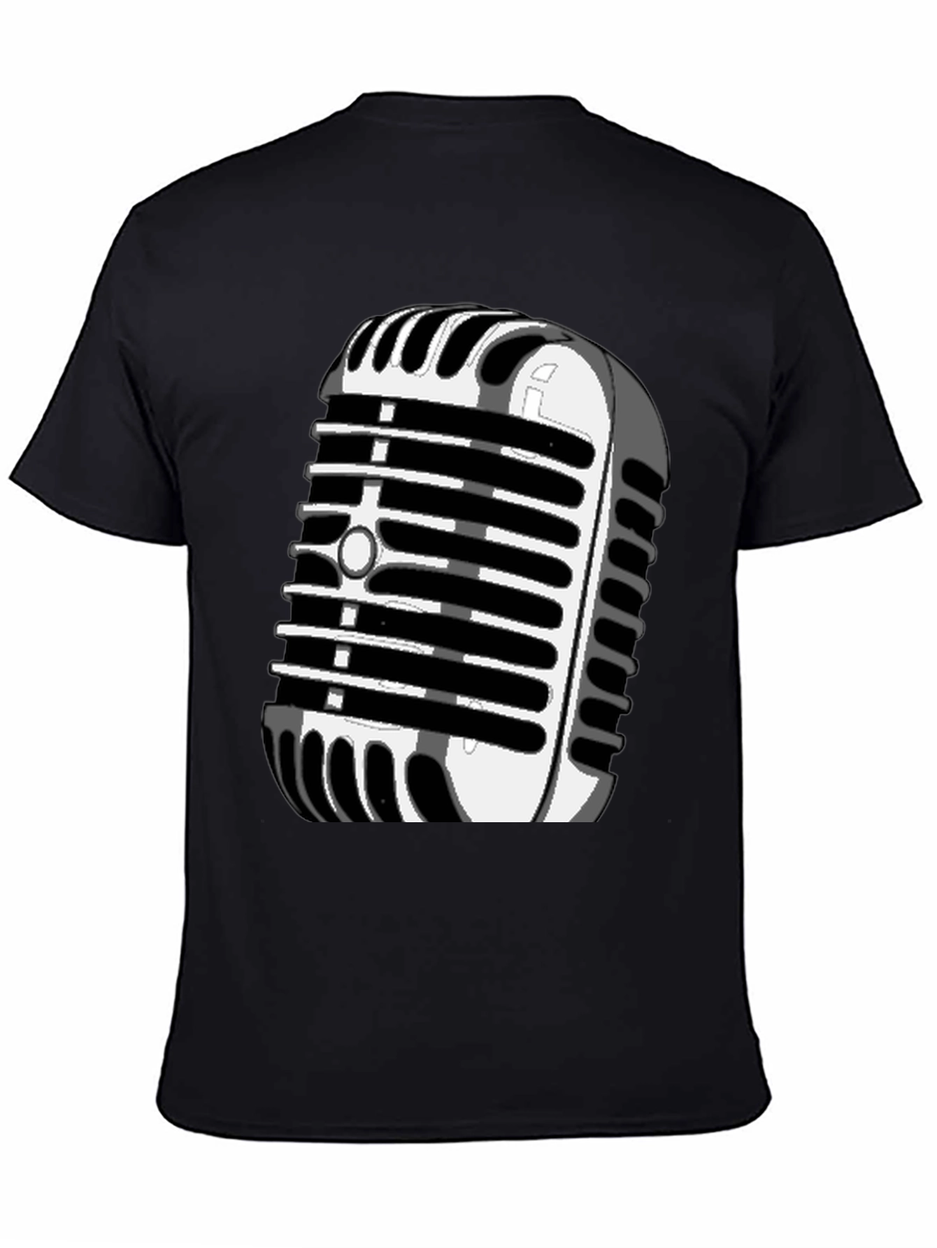 Retro Microphone Graphic T-Shirt