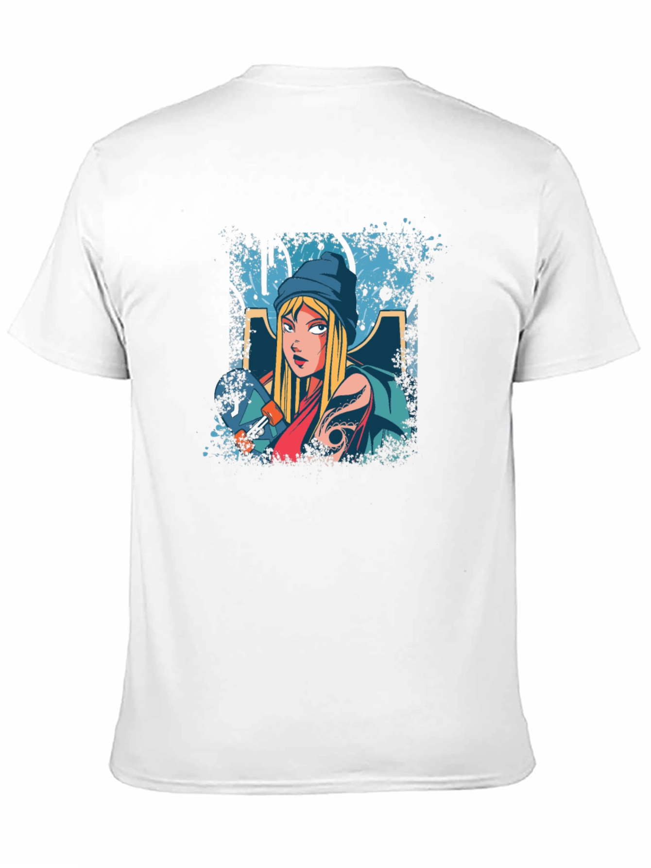 Skater Girl Graphic Tee - Cool & Casual