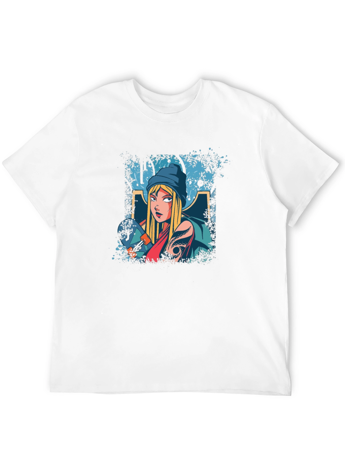 Skater Girl Graphic Tee - Cool & Casual