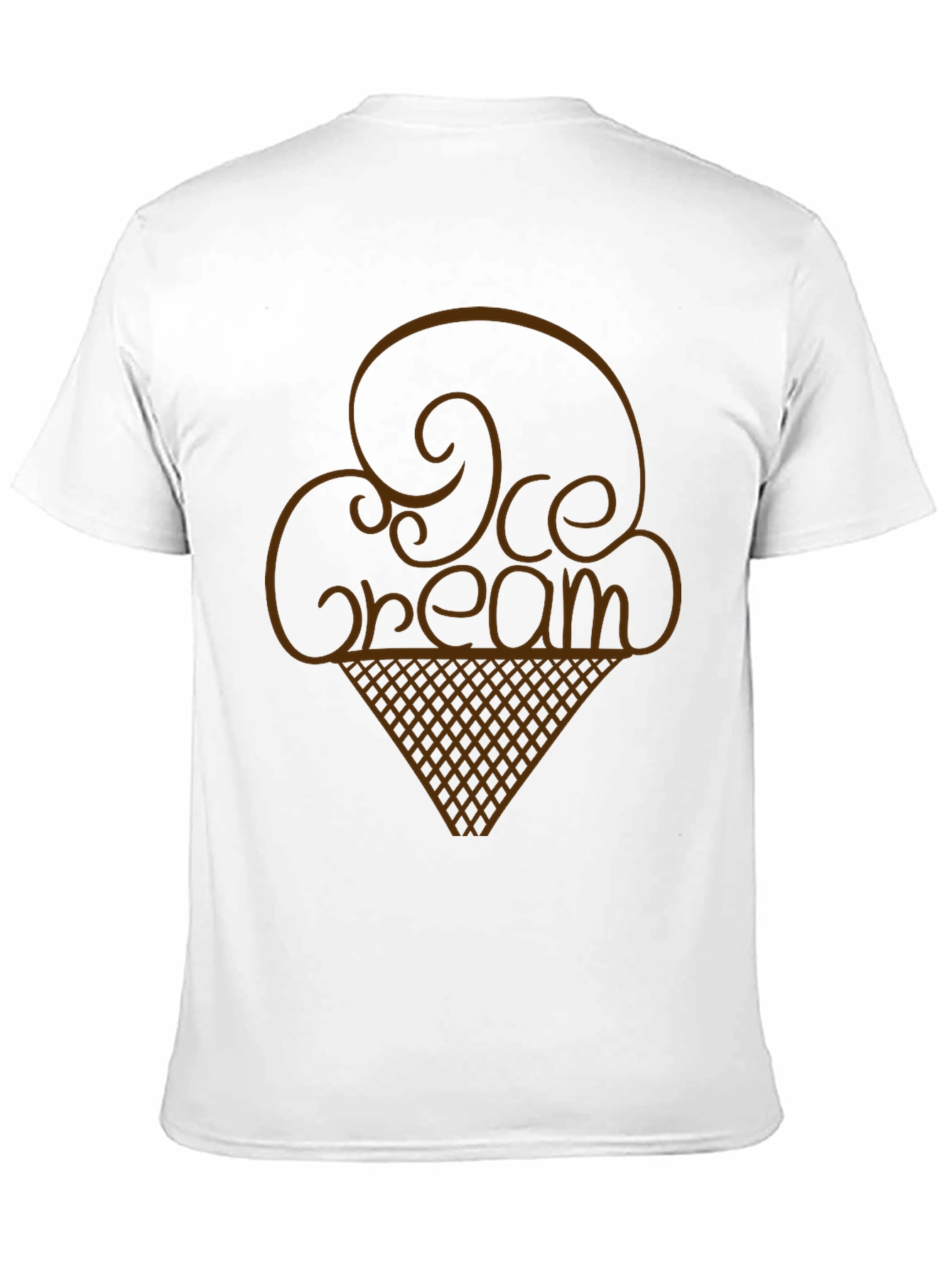 Ice Cream Graphic Tee - Soft Cotton Blend