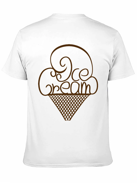 Ice Cream Graphic Tee - Soft Cotton Blend