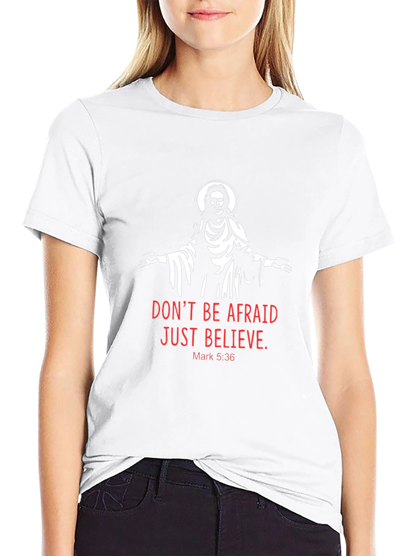 Faith-Based Tee: Dont Be Afraid Just Believe