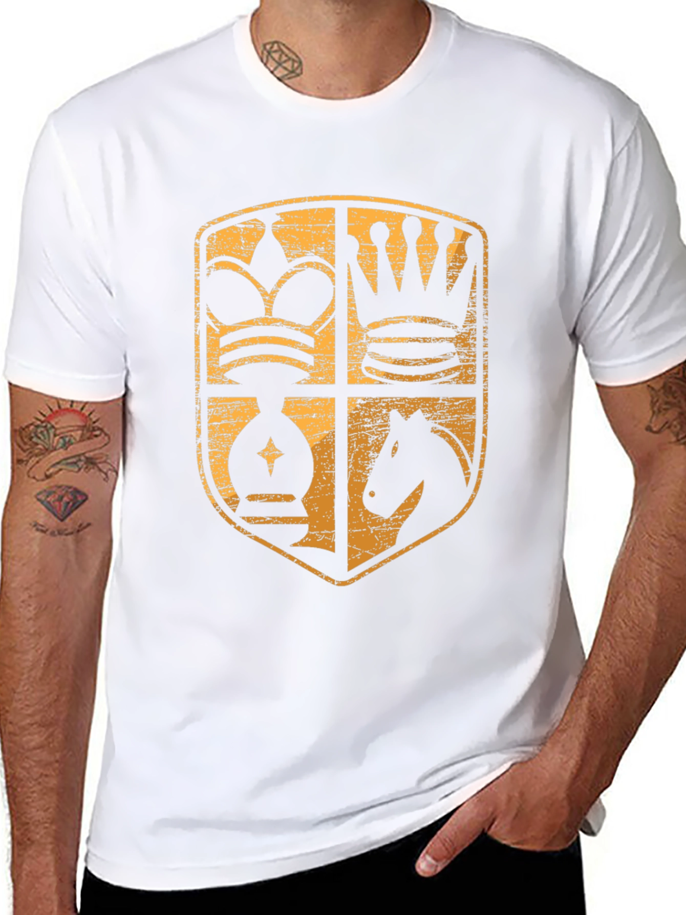 Chess Piece Emblem T-Shirt