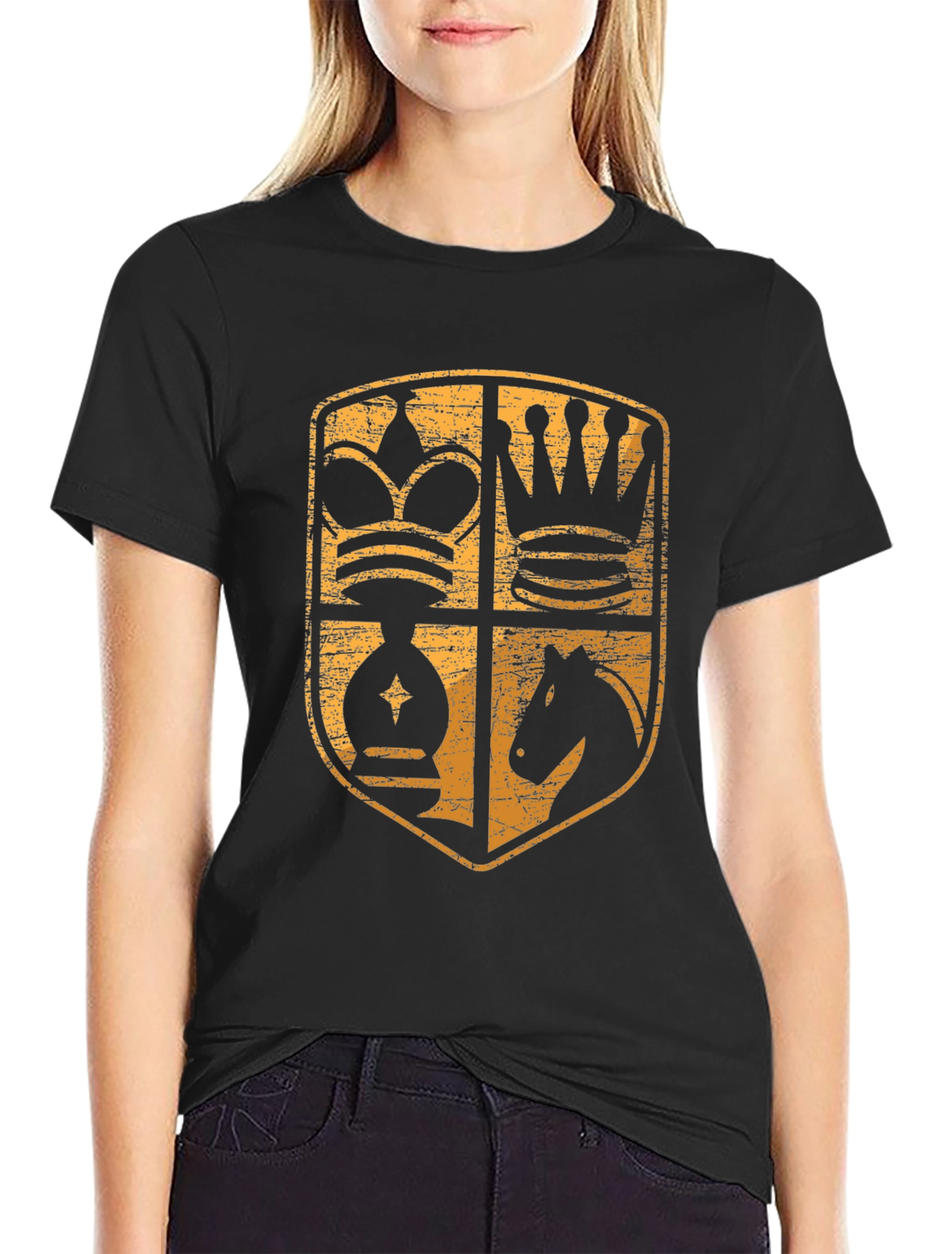 Chess Piece Emblem T-Shirt
