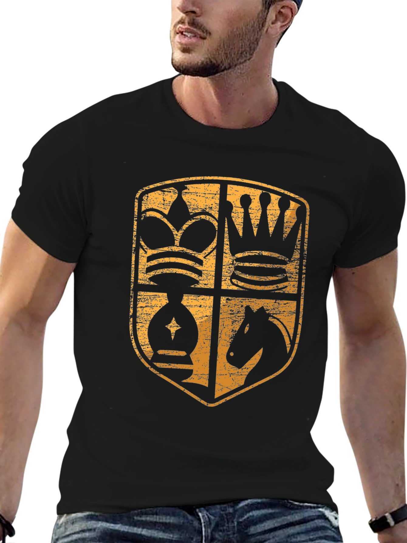 Chess Piece Emblem T-Shirt