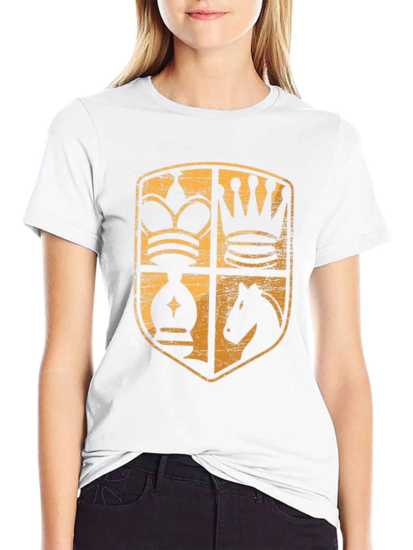 Chess Piece Emblem T-Shirt