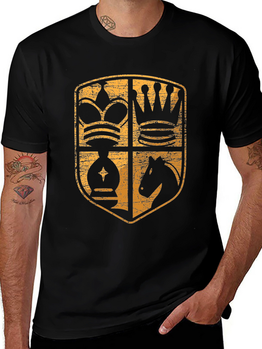 Chess Piece Emblem T-Shirt