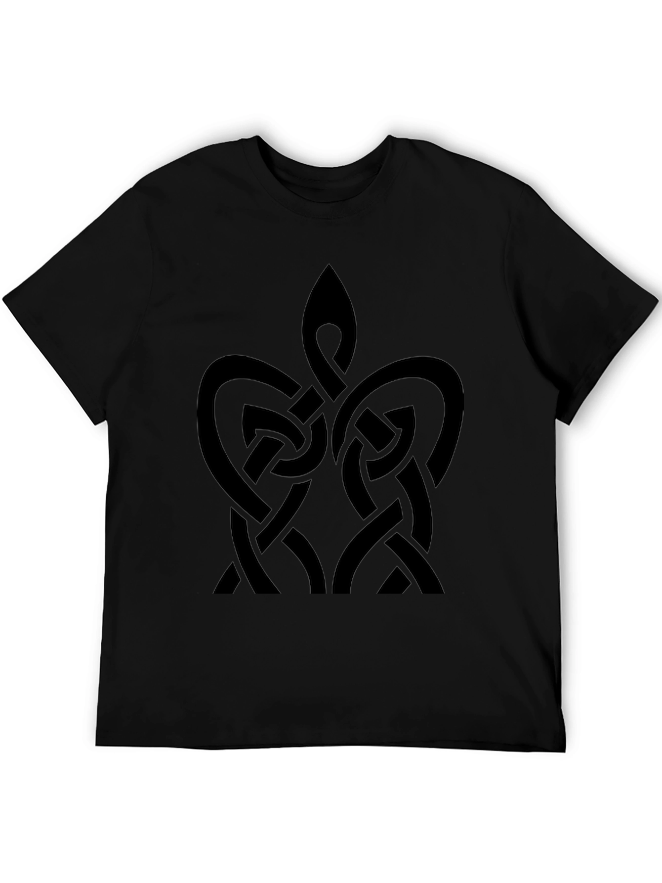 Celtic Knot Black Graphic Tee Shirt