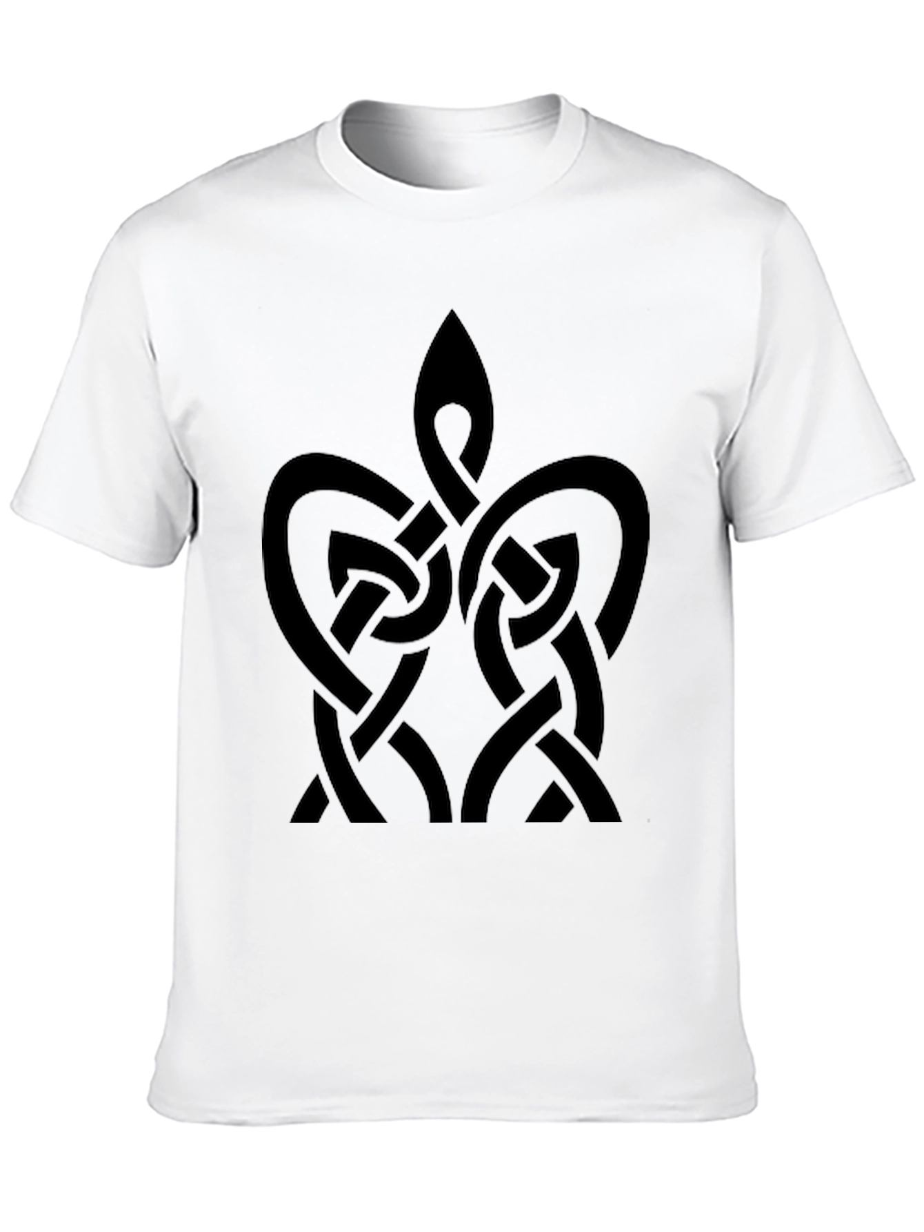 Celtic Knot Black Graphic Tee Shirt