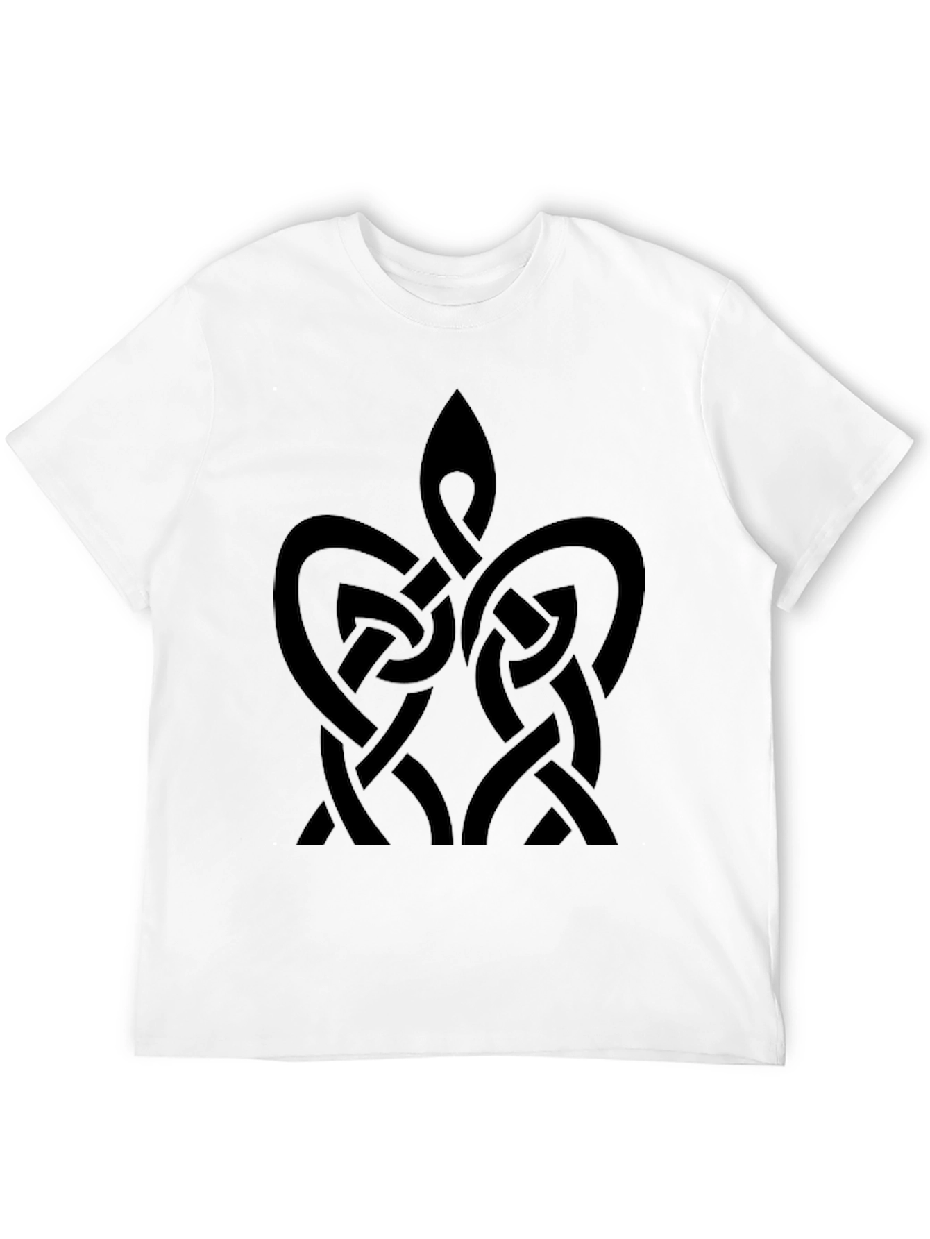 Celtic Knot Black Graphic Tee Shirt