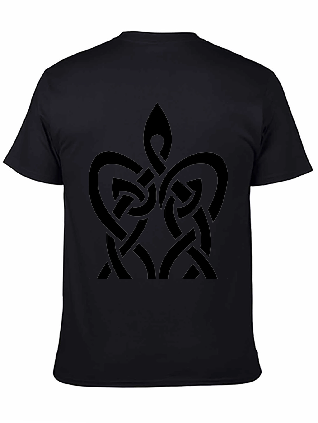 Celtic Knot Black Graphic Tee Shirt