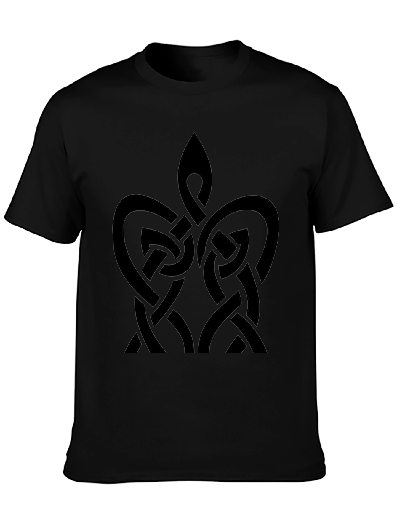 Celtic Knot Black Graphic Tee Shirt