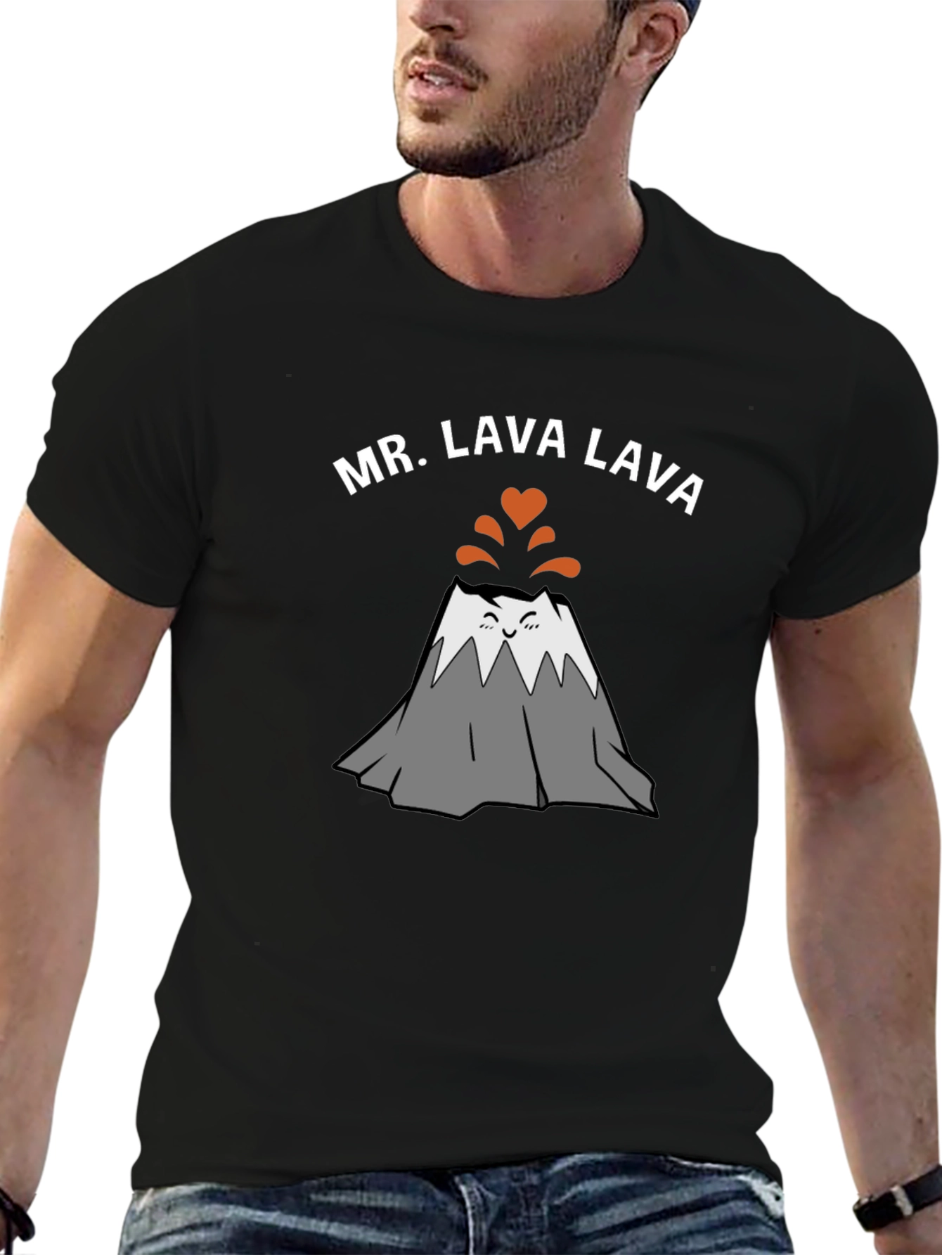 Mr. Lava Lava Graphic T-Shirt - Black Tee