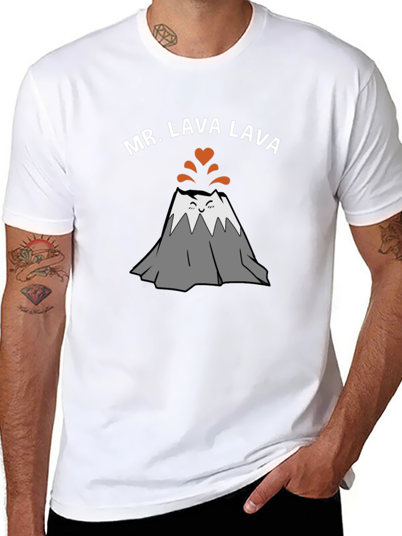 Mr. Lava Lava Graphic T-Shirt - Black Tee