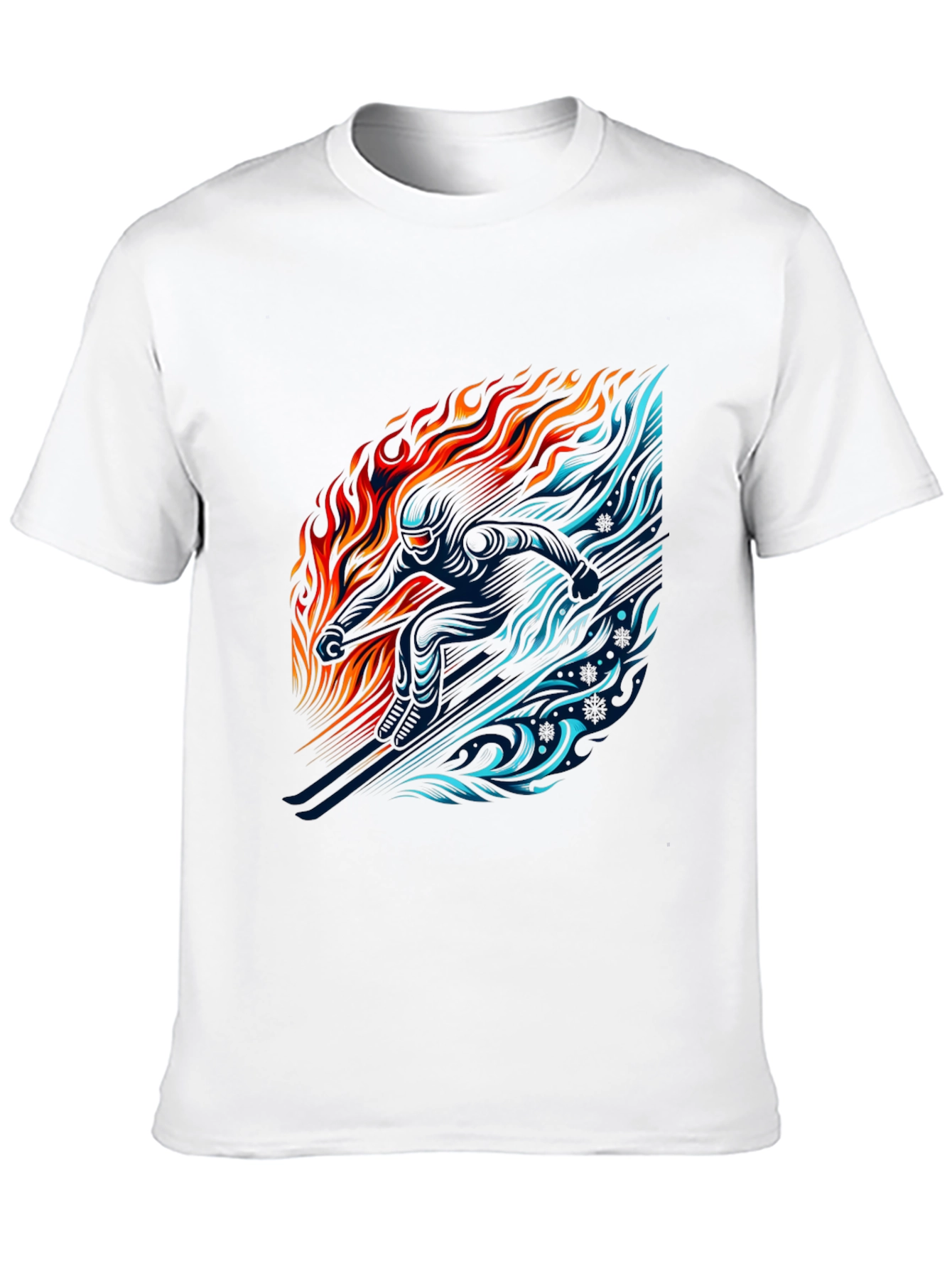 Fire and Ice Graphic T-Shirt