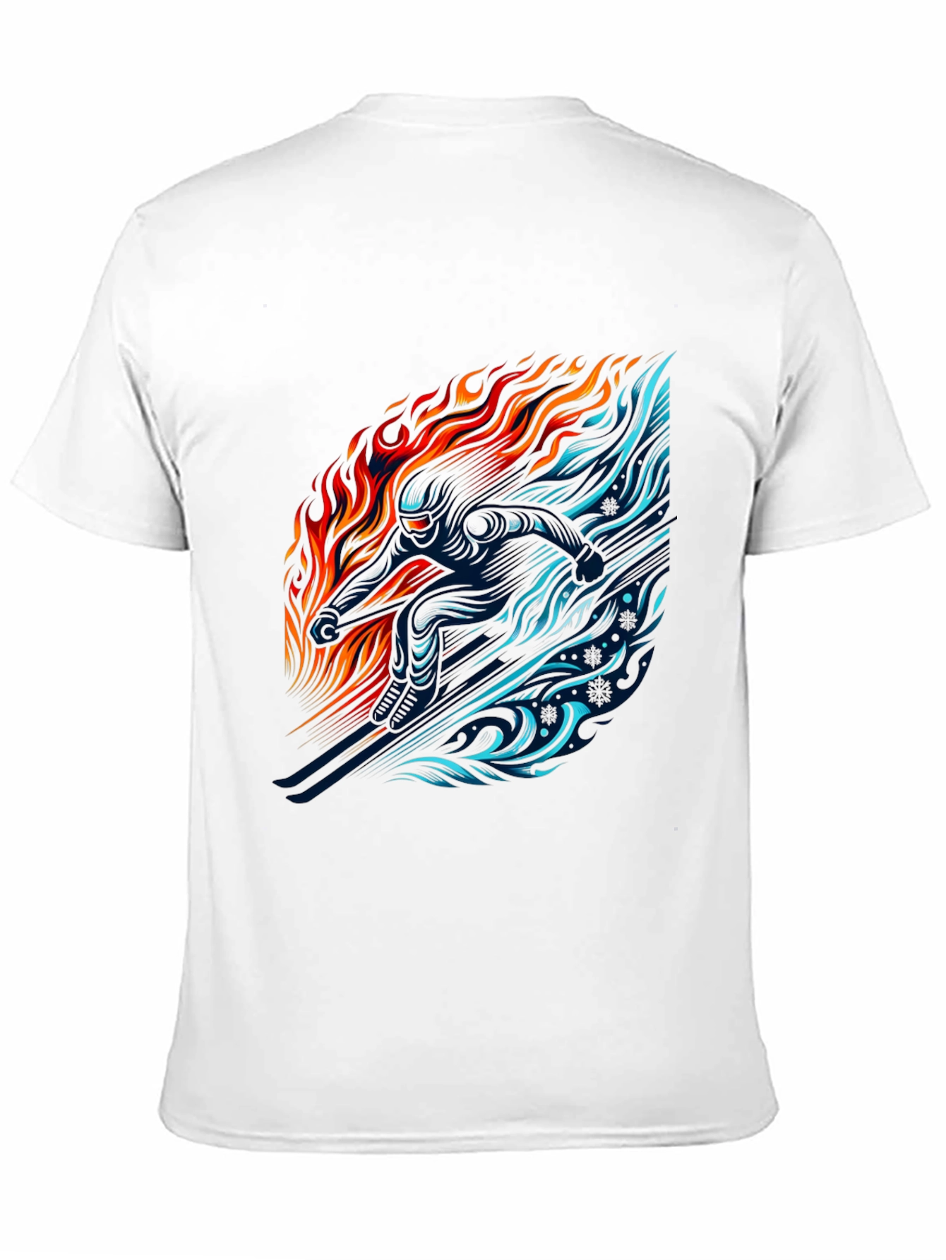 Fire and Ice Graphic T-Shirt