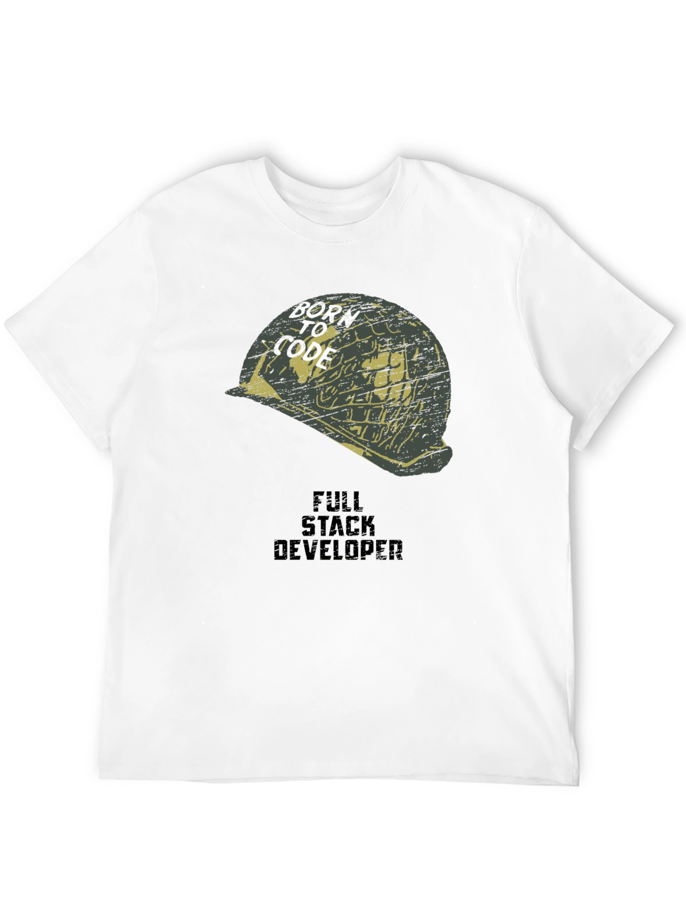 Born to Code Full Stack Developer Graphic T-Shirt