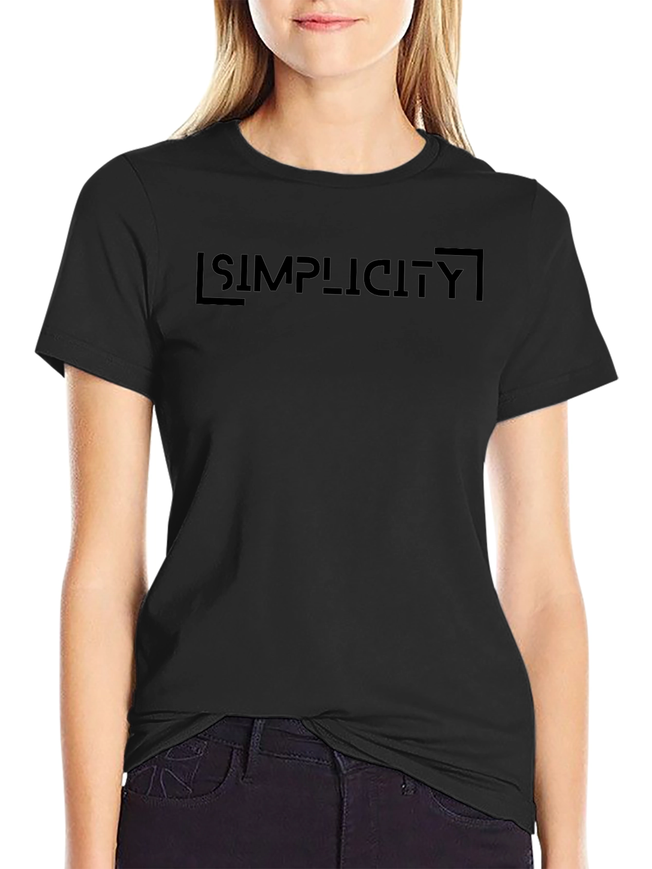 Simplicity Graphic T-Shirt - Minimalist Design