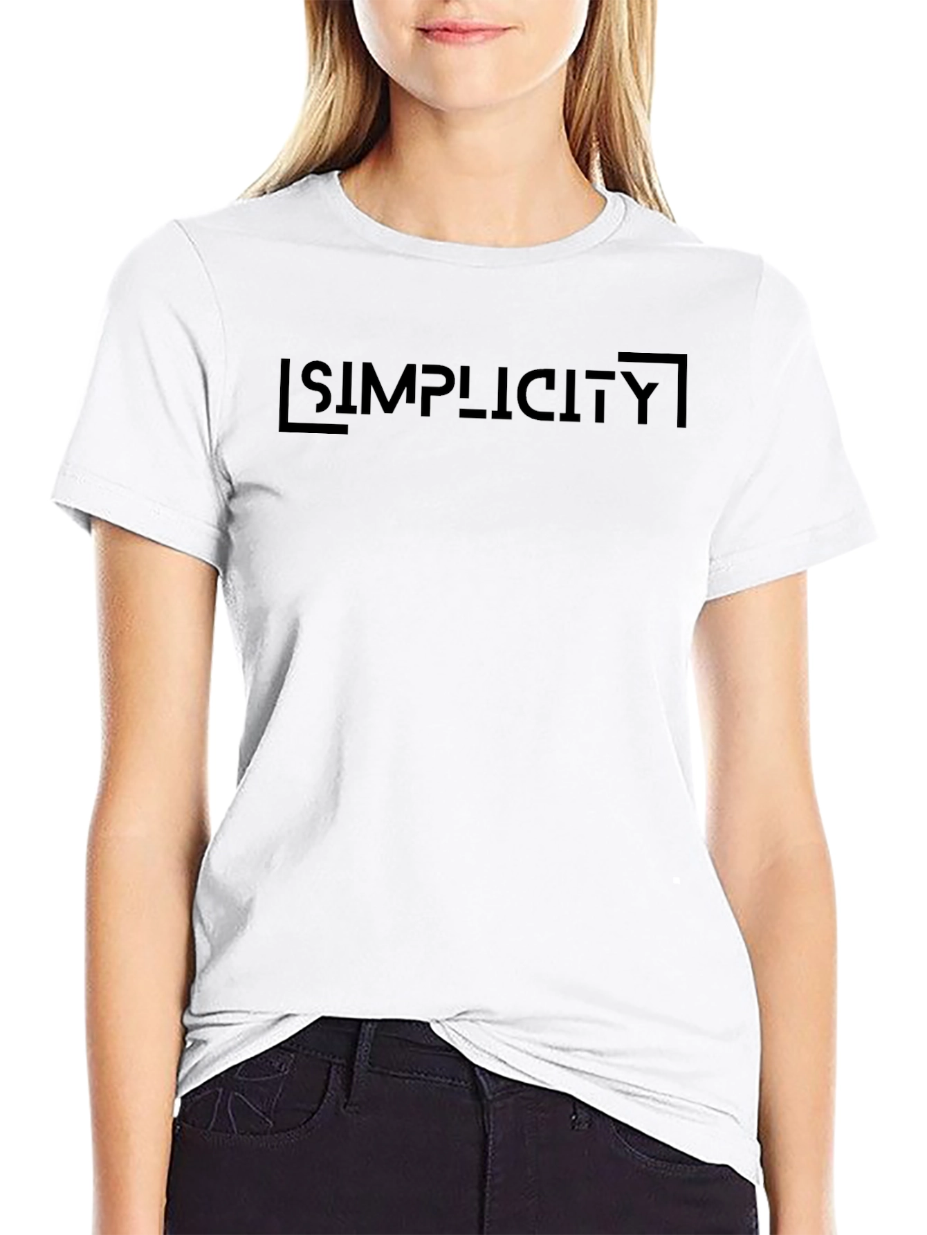 Simplicity Graphic T-Shirt - Minimalist Design