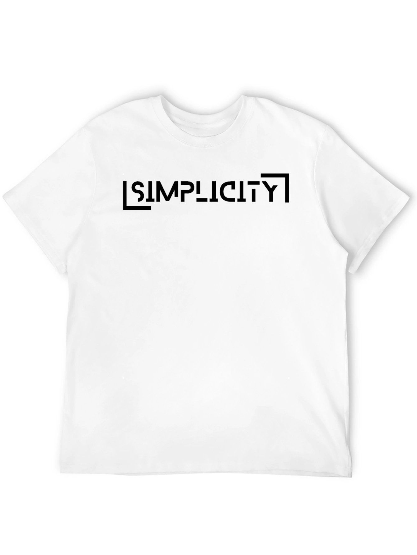 Simplicity Graphic T-Shirt - Minimalist Design